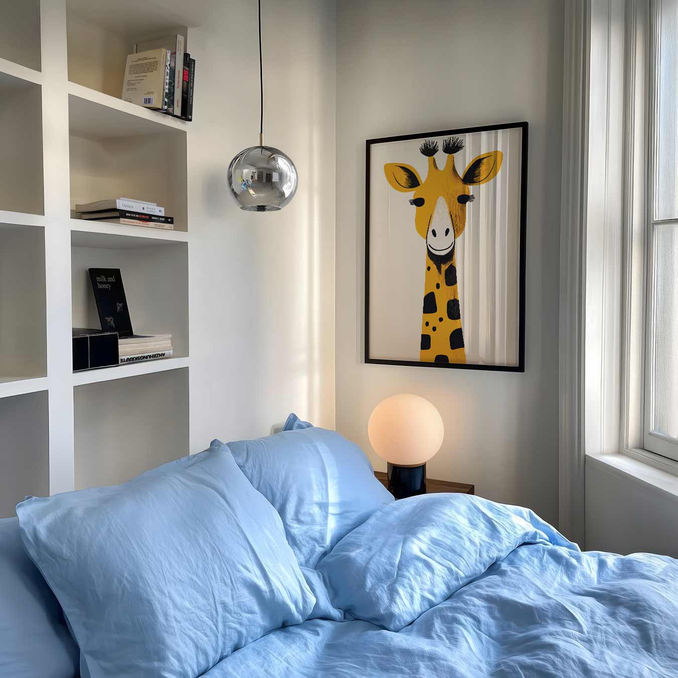 Vrolijke Giraffe Poster-WallArtistic