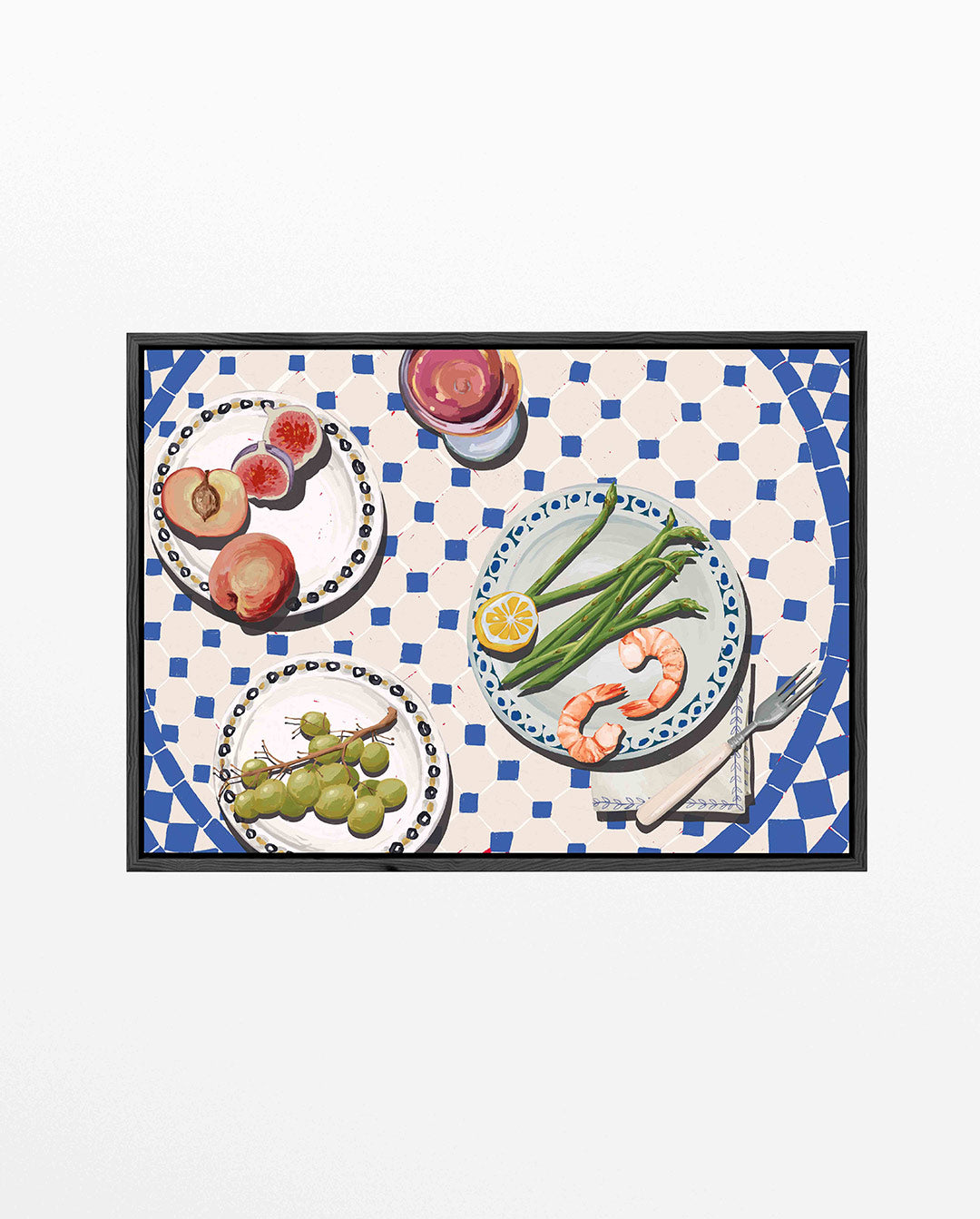 Eettafel compositie Kunstwerk