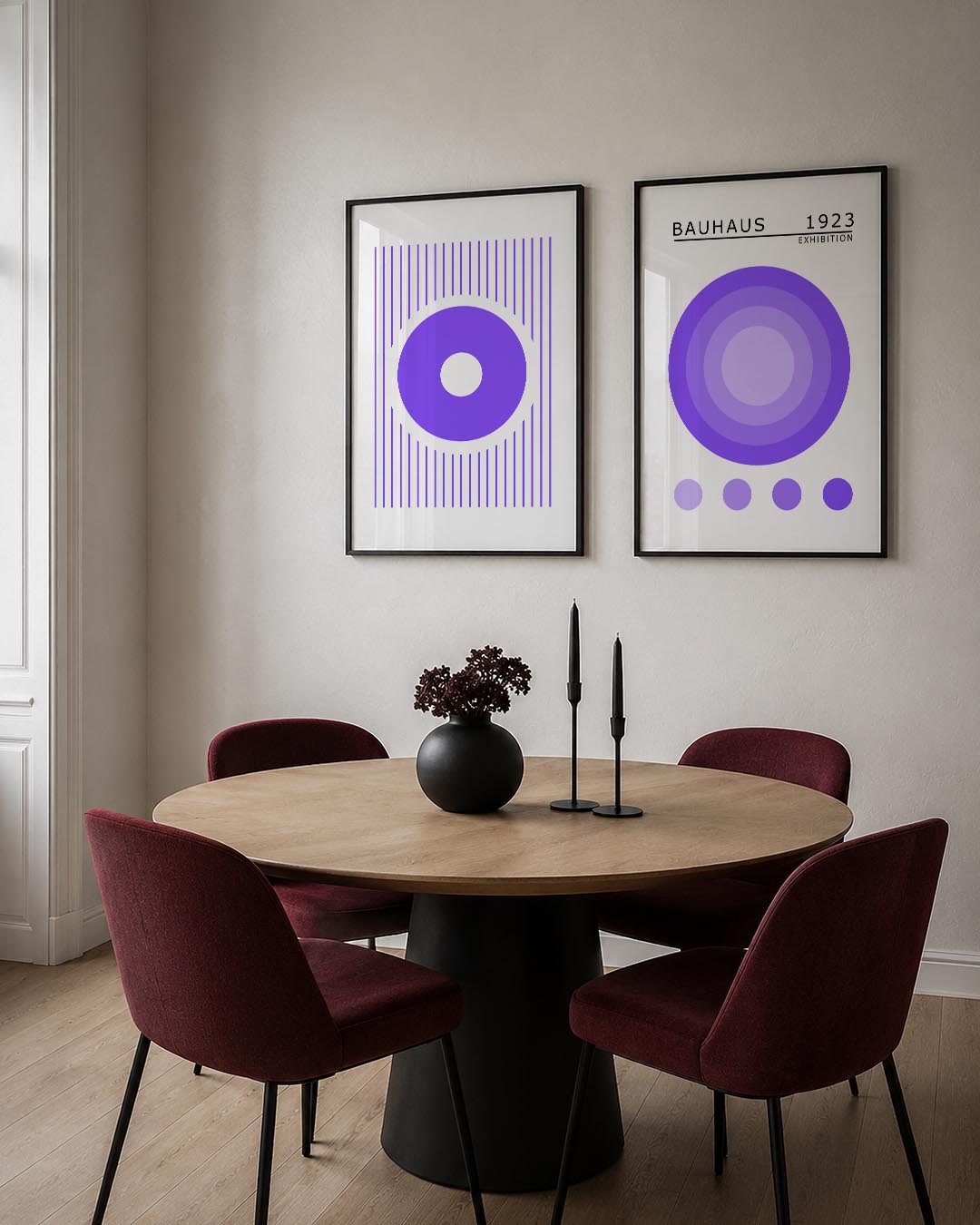 Cirkel en lijnen Posterset