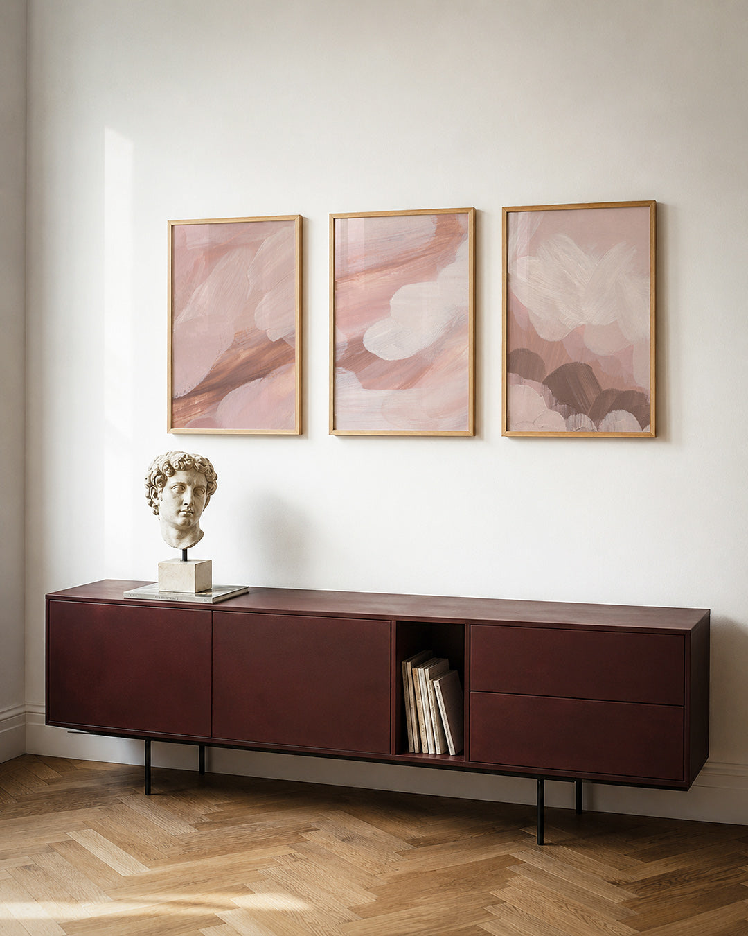 Zachte kleurvlakken Posterset