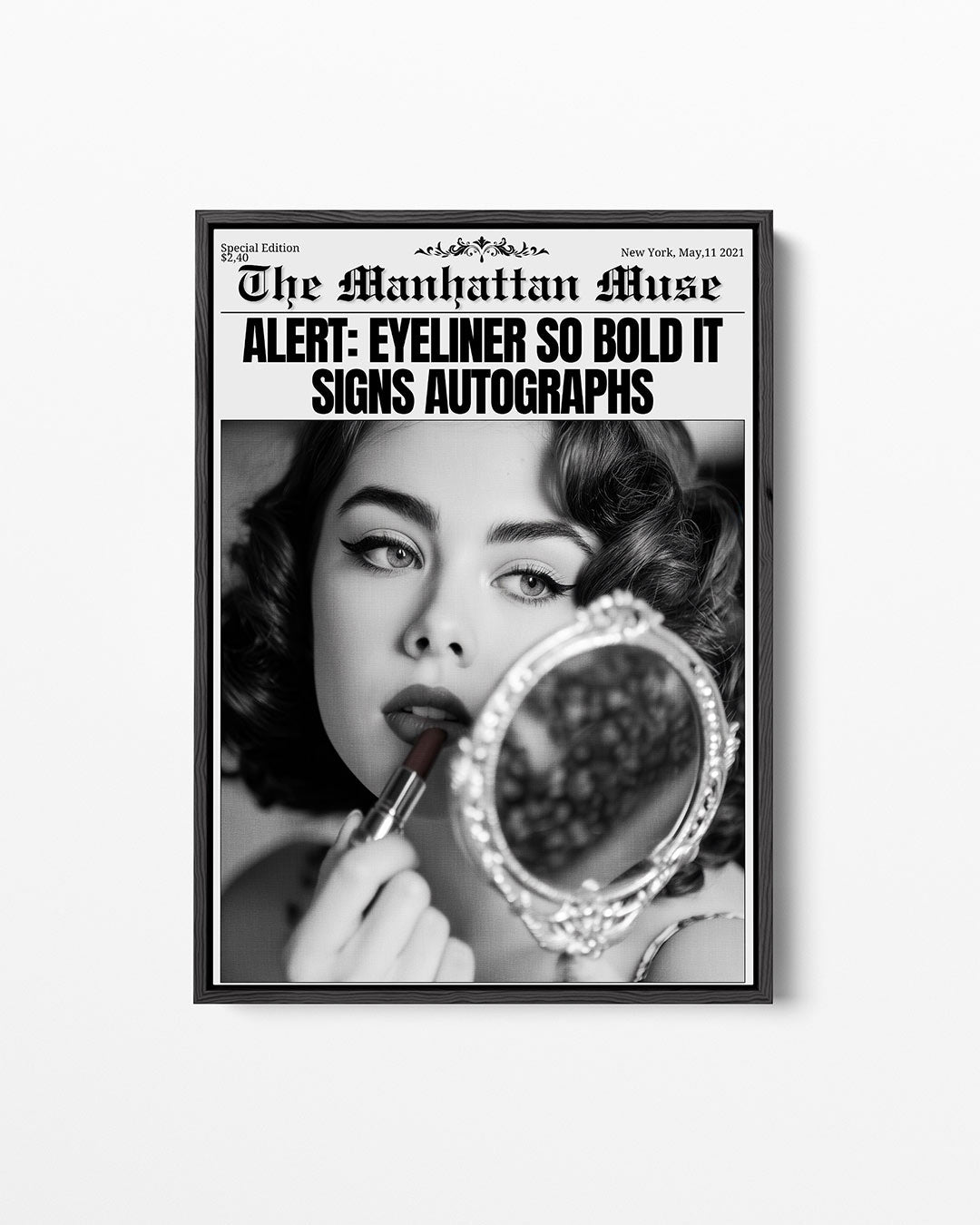 Glamoureuze blik Kunstwerk