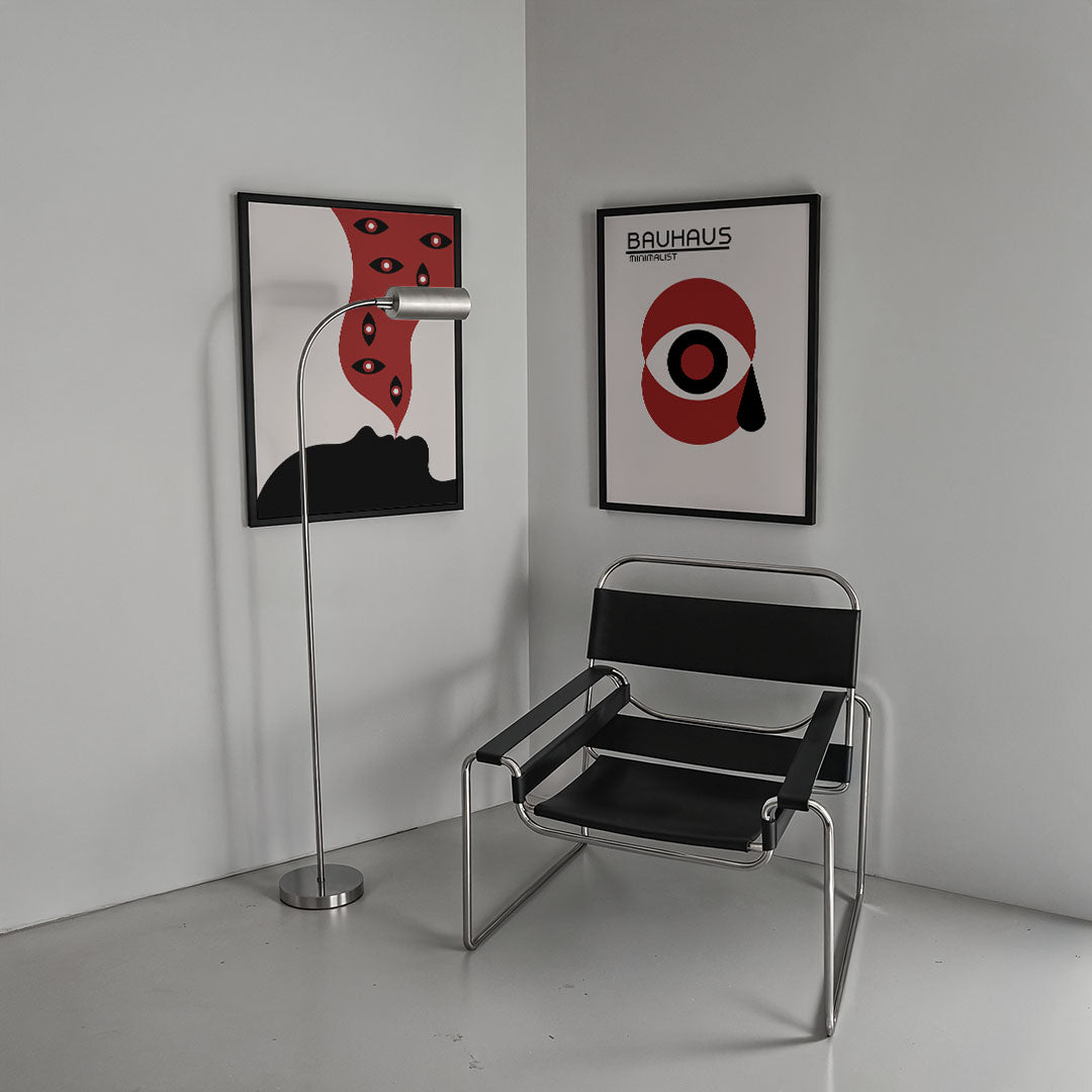 Oogvormen en silhouet Posterset