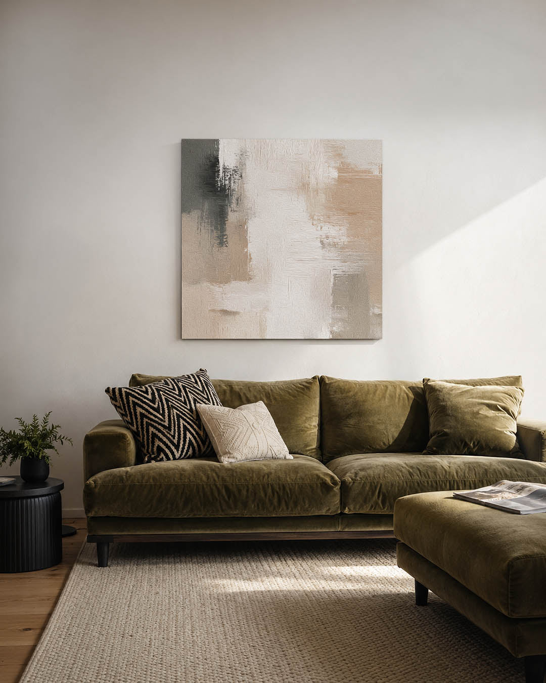 Zachte kleuren harmonie Kunstwerk