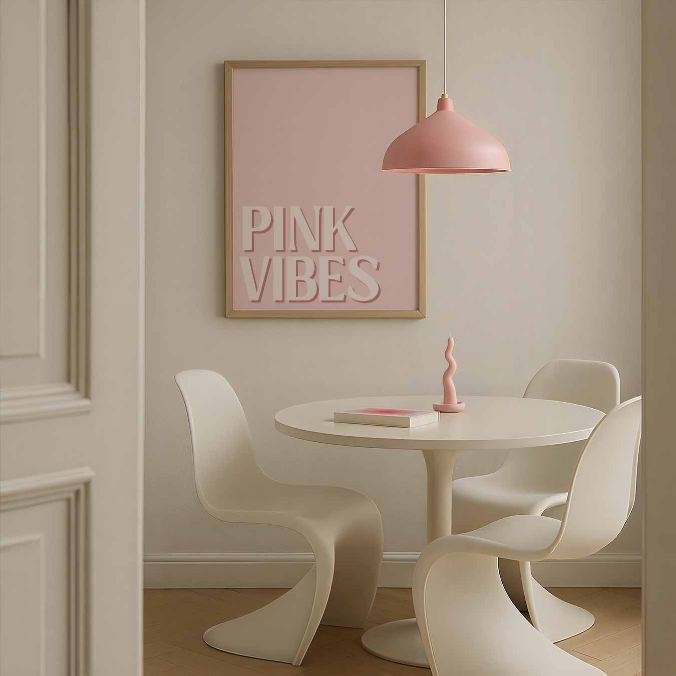 Pink Vibes Poster-WallArtistic