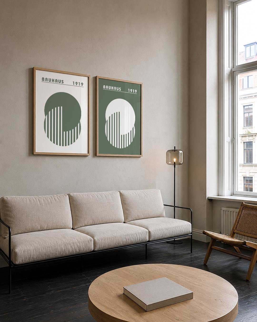 Cirkel en strepen Posterset
