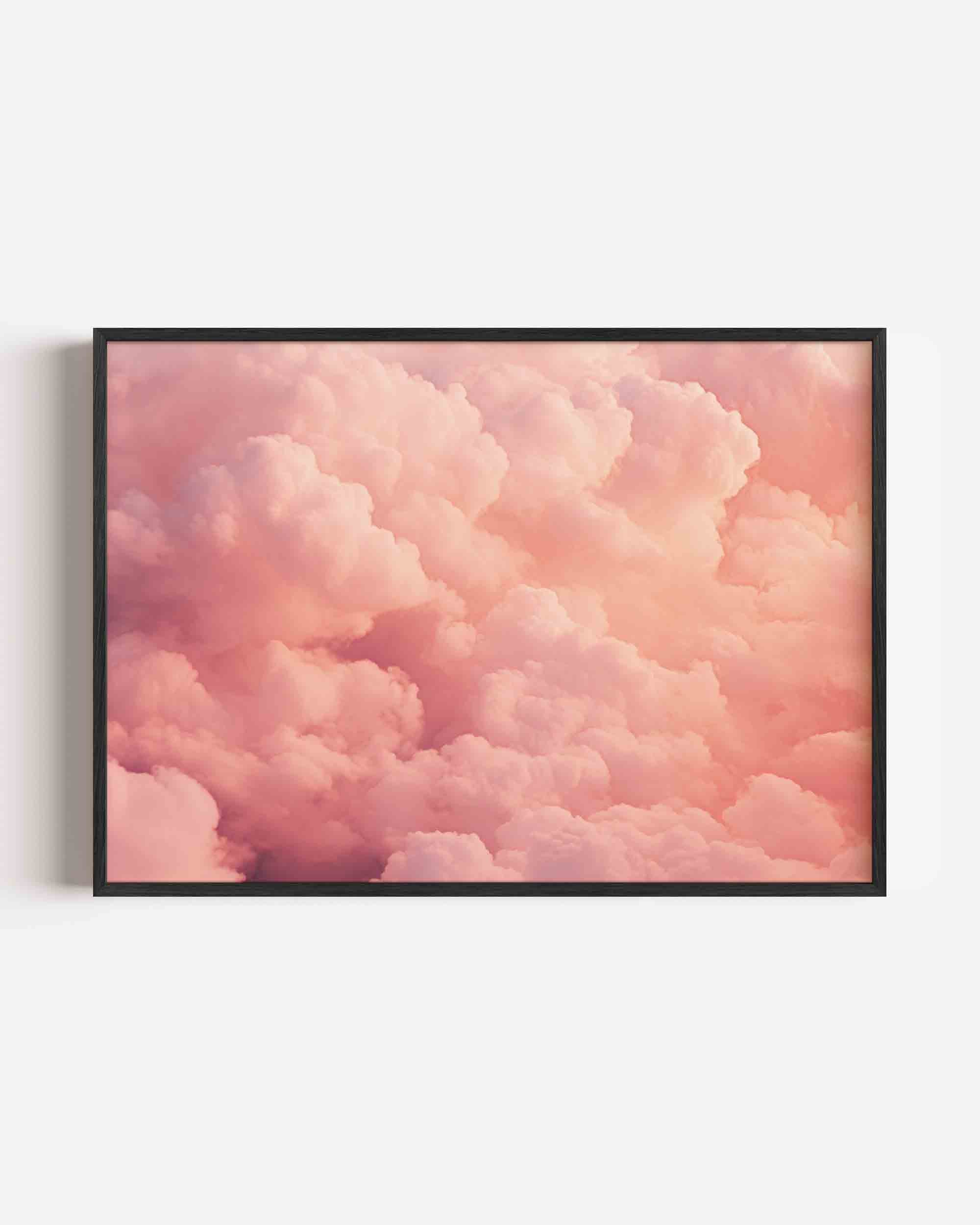 Roze wolken Poster