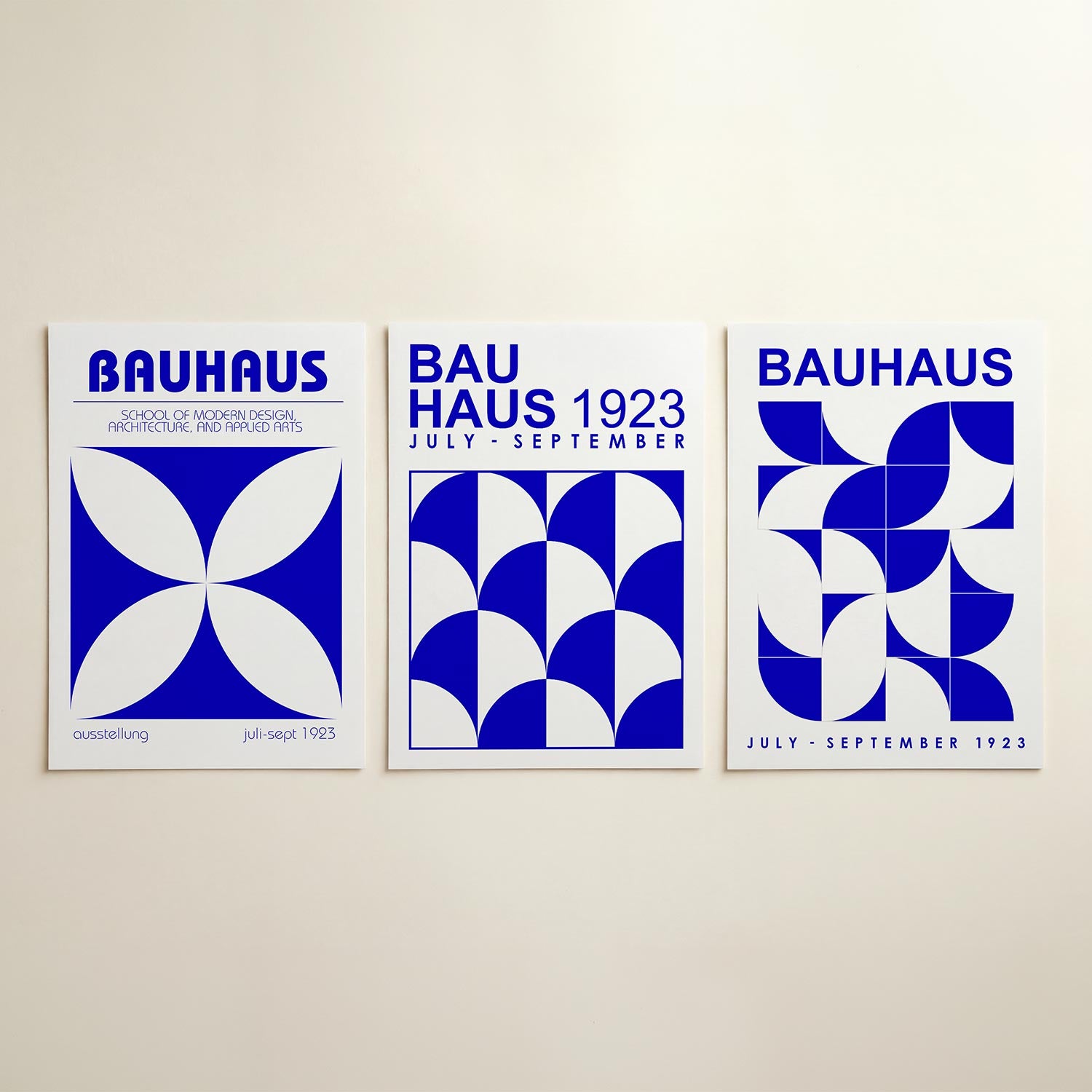 Kleur en vormen Posterset