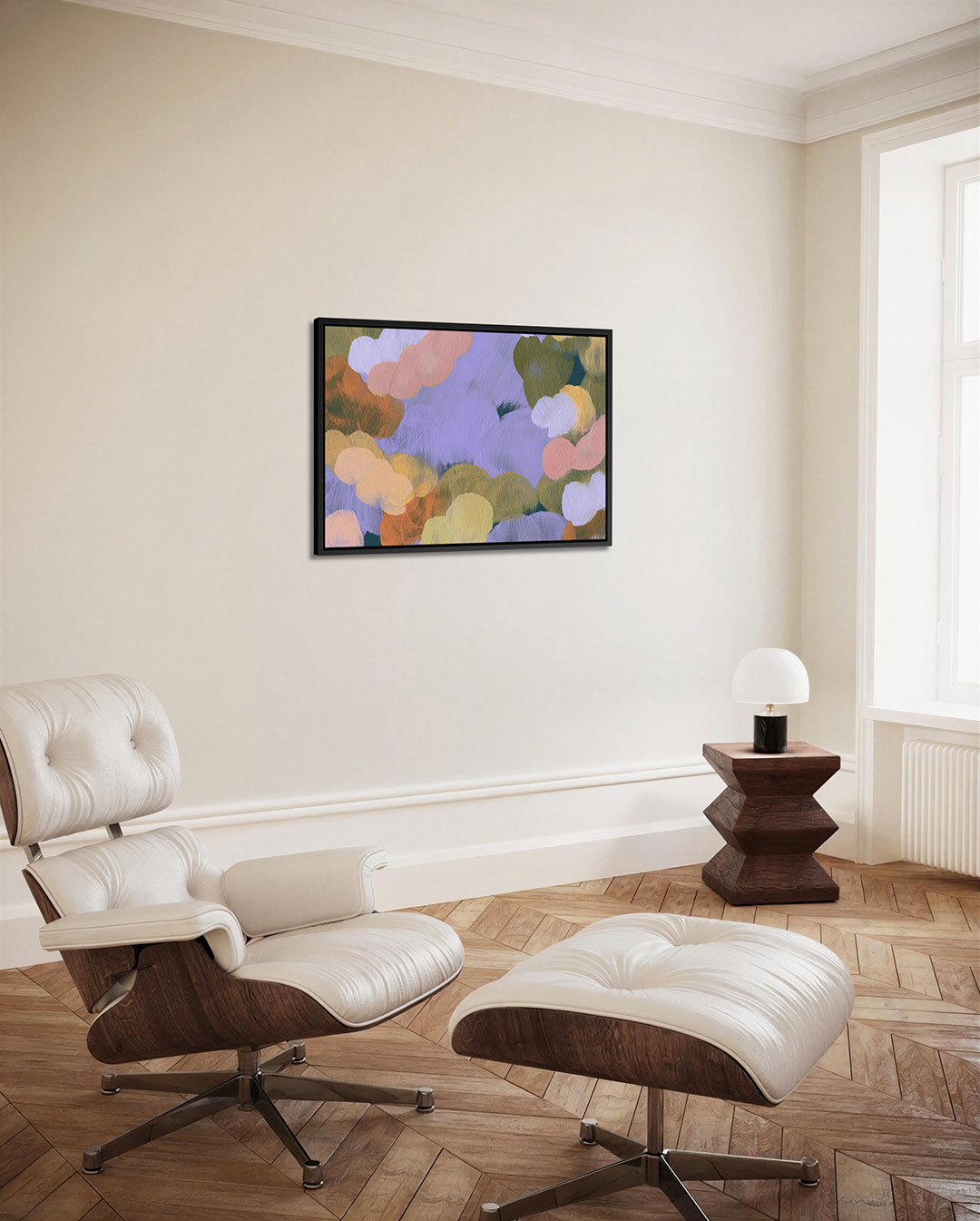Kleurrijke vormen Kunstwerk