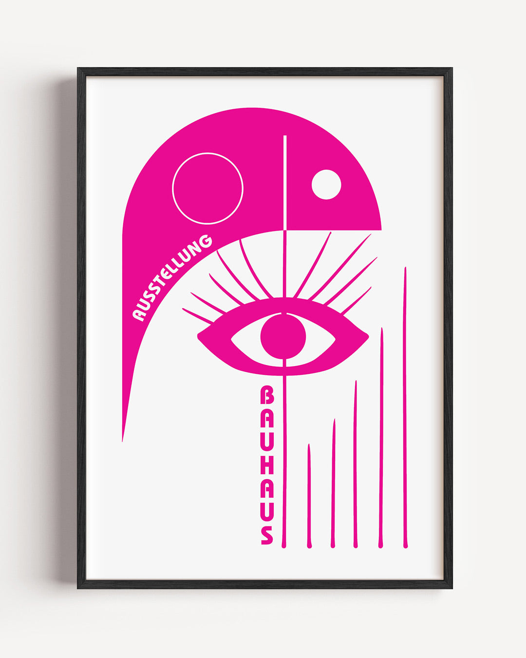 Oog en lijnen Poster