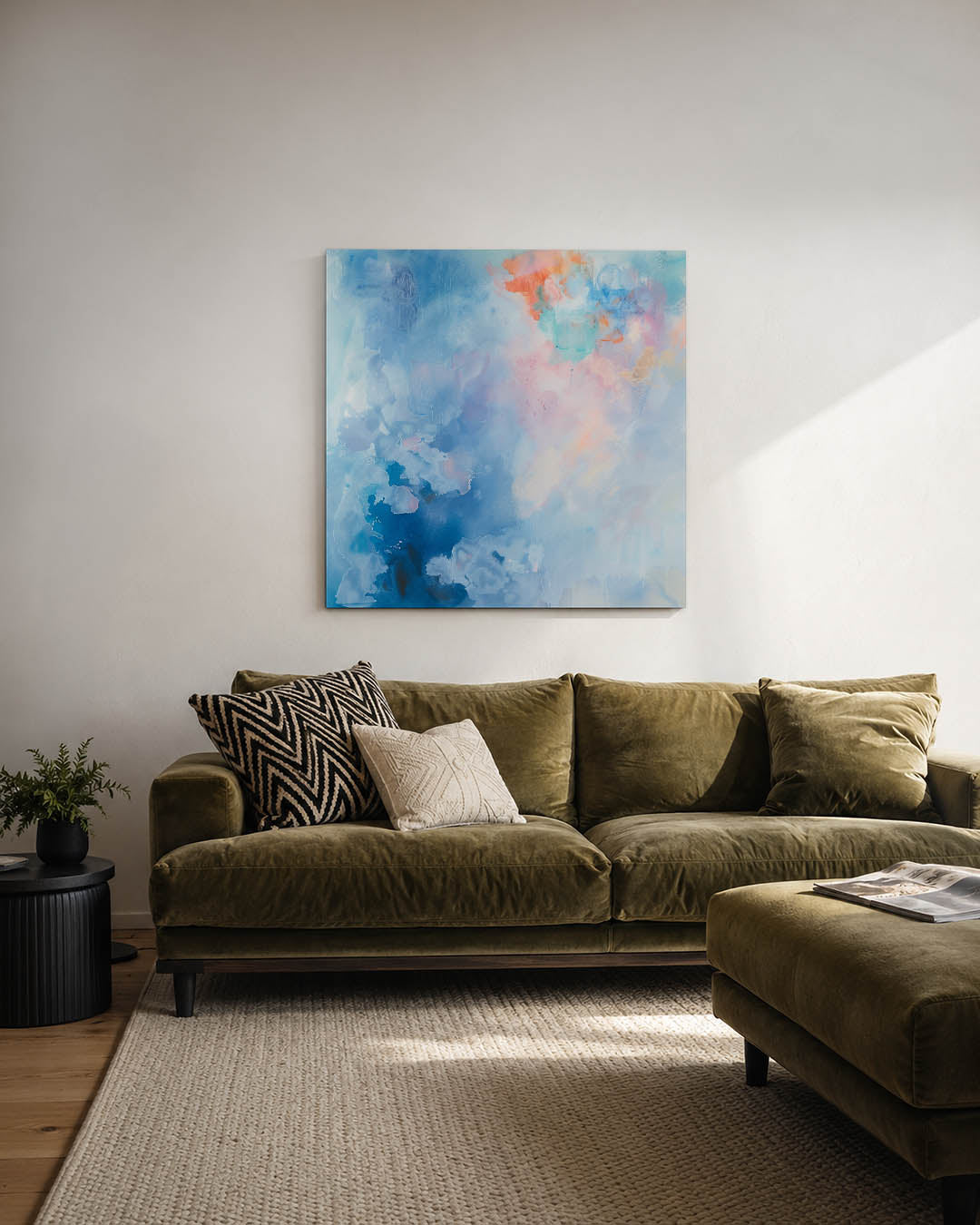 Dromerige kleurenexplosie Kunstwerk