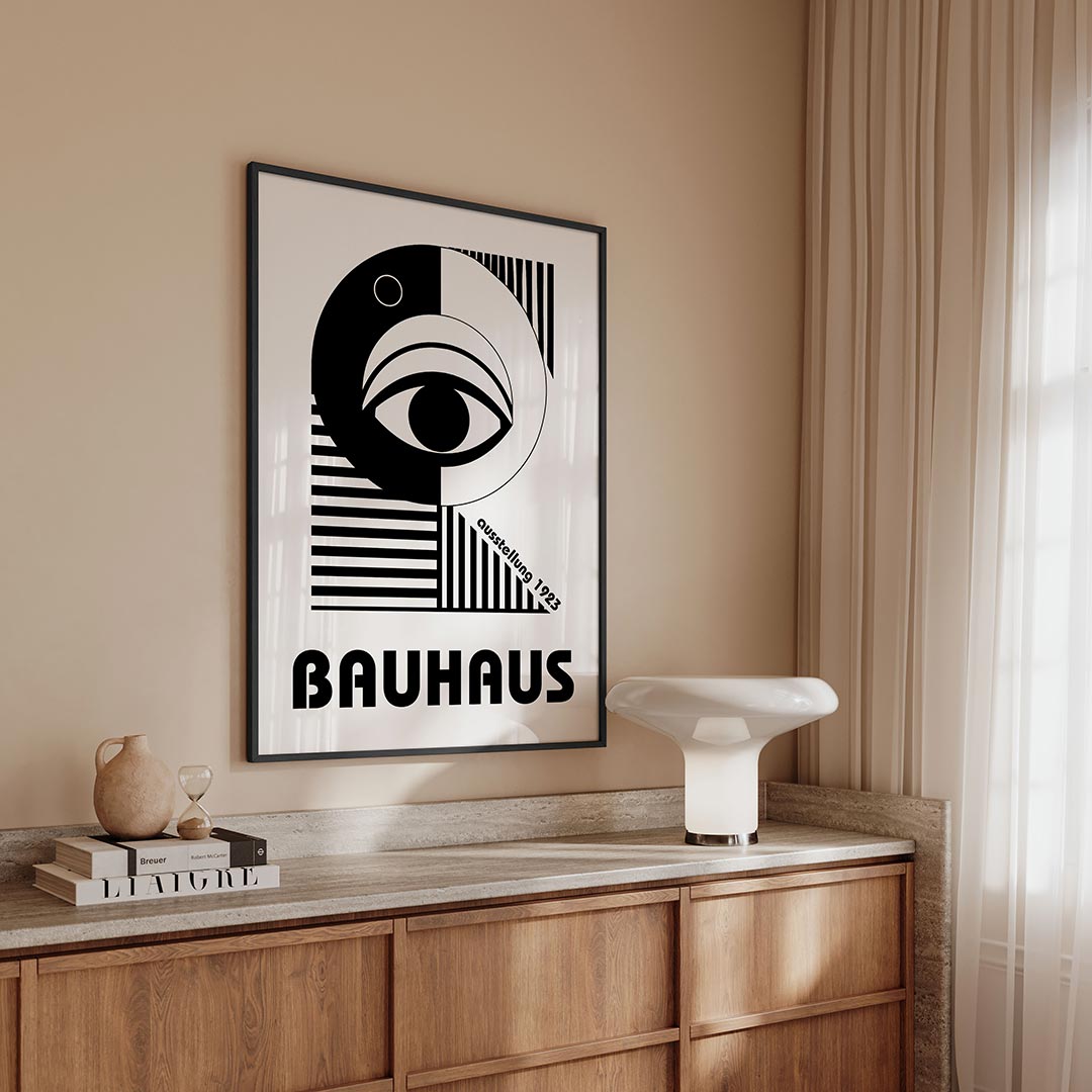Oog en lijnen Poster