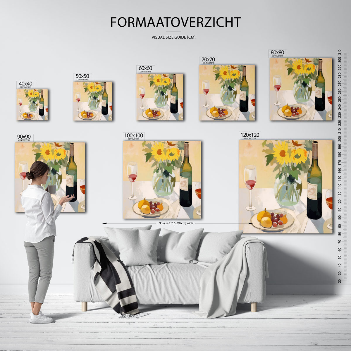 Stilleven met zonnebloemen Poster
