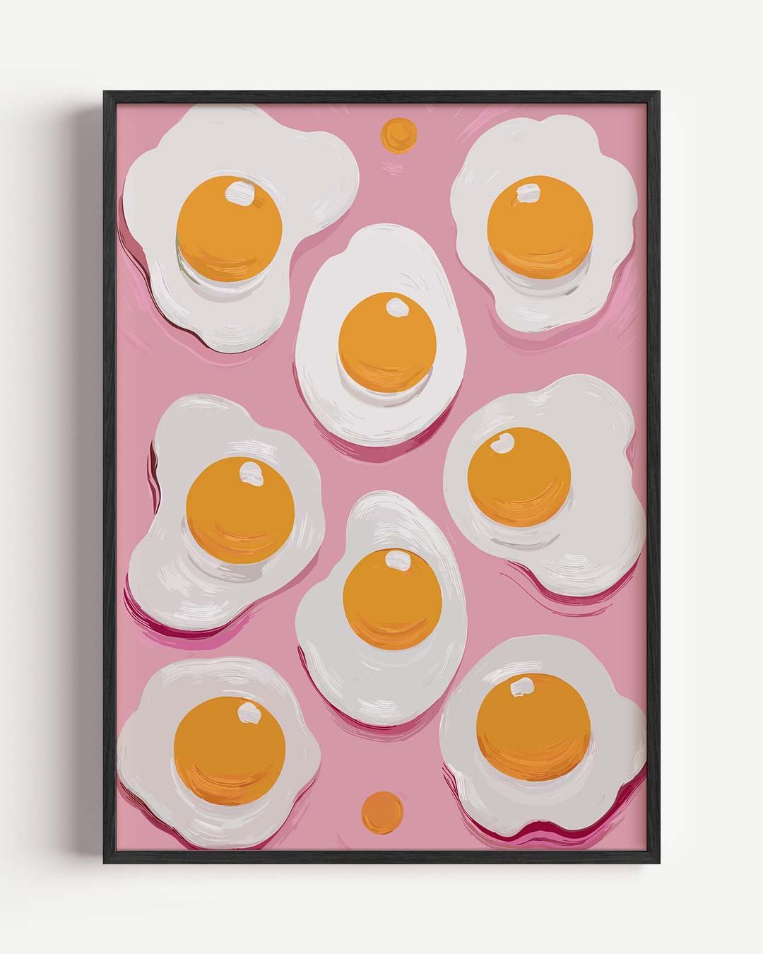 Vrolijke Eieren Wandkunst Poster-WallArtistic