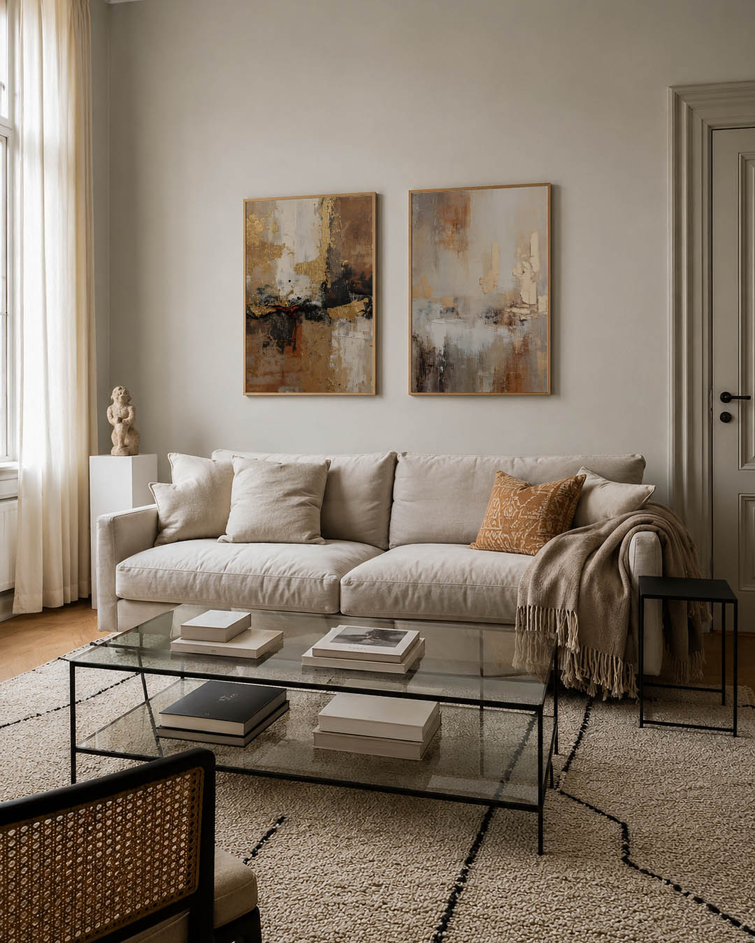 Gouden textuur Posterset