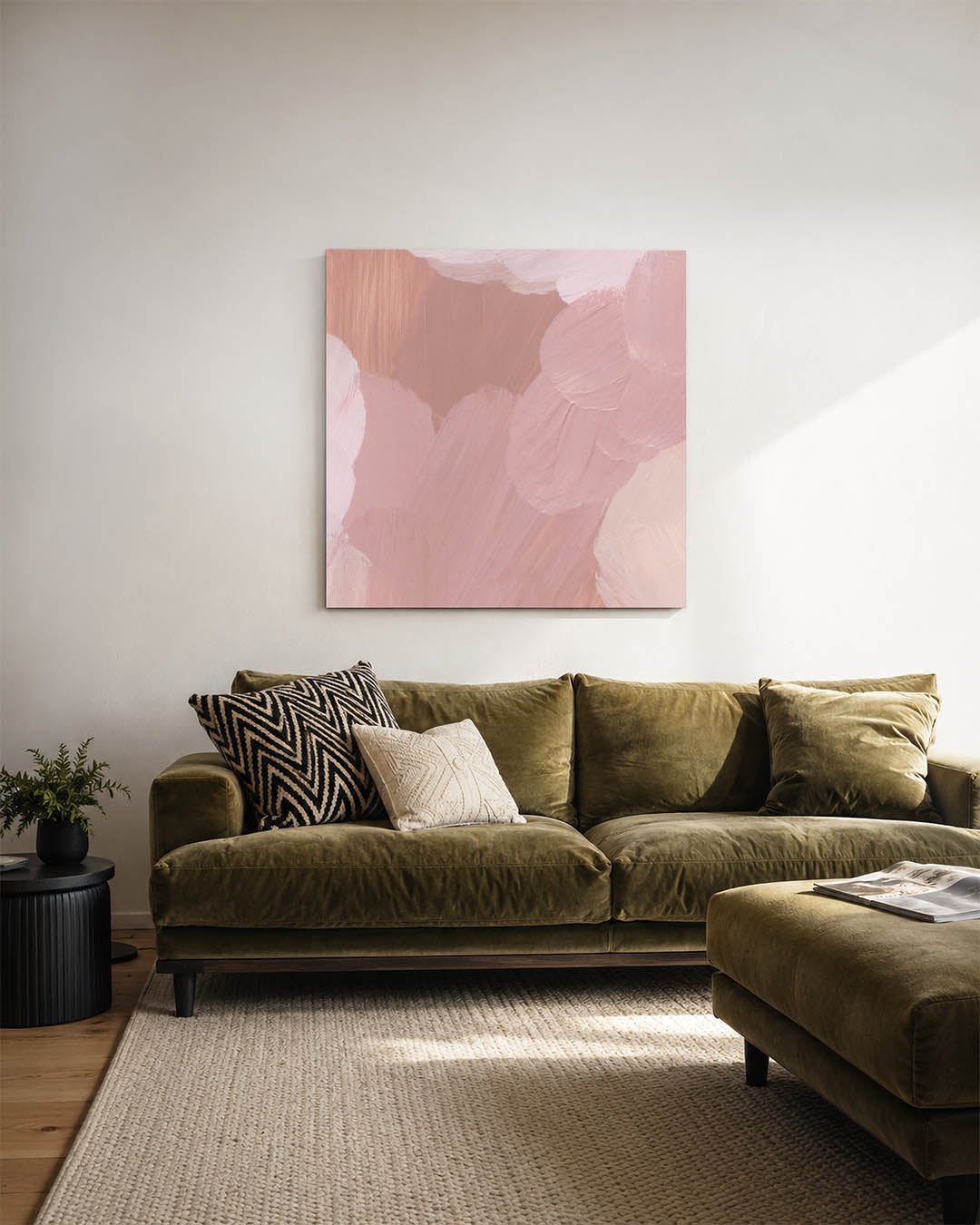 Zachte borstelstreken Kunstwerk