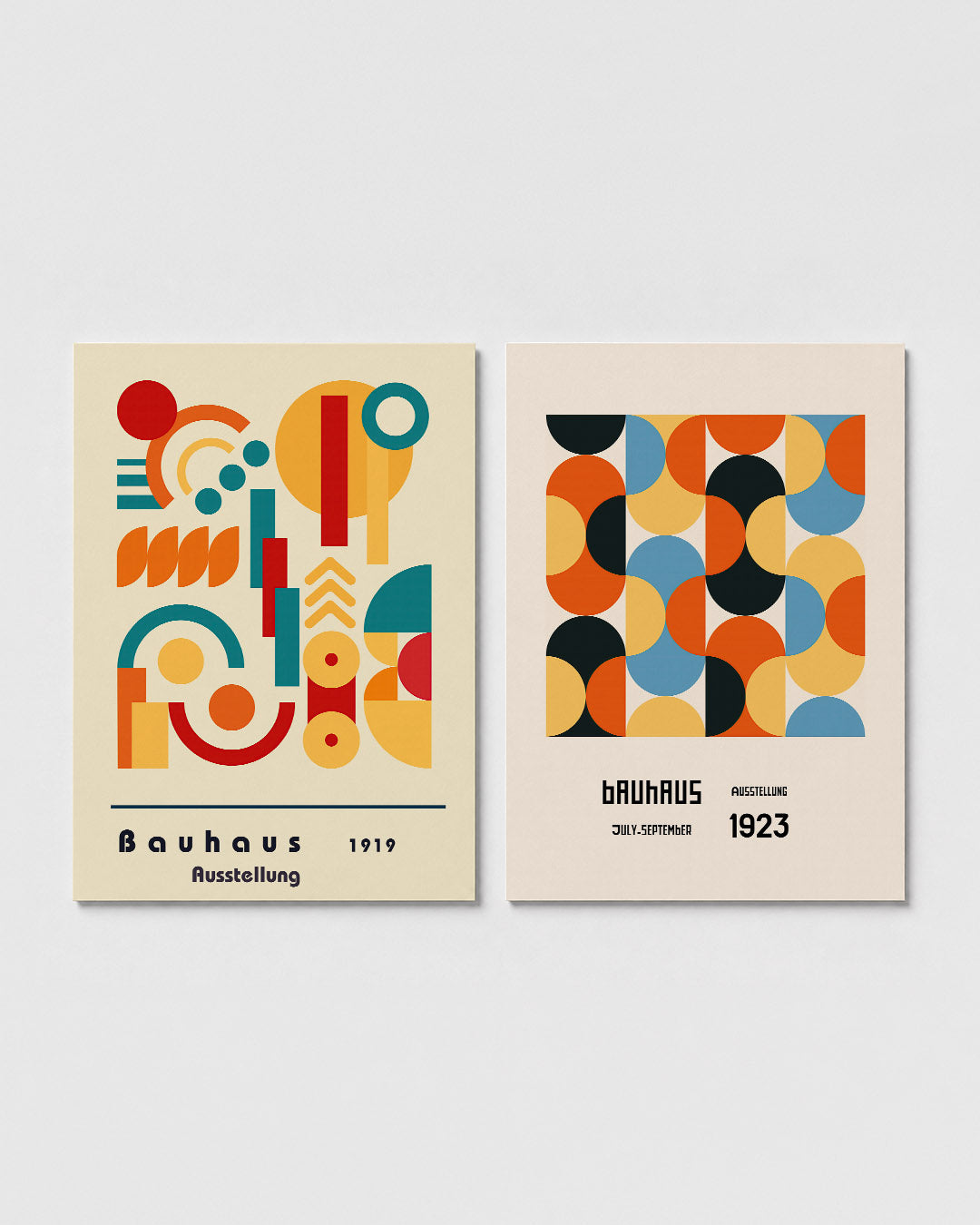 Vormen en kleurvlakken Posterset