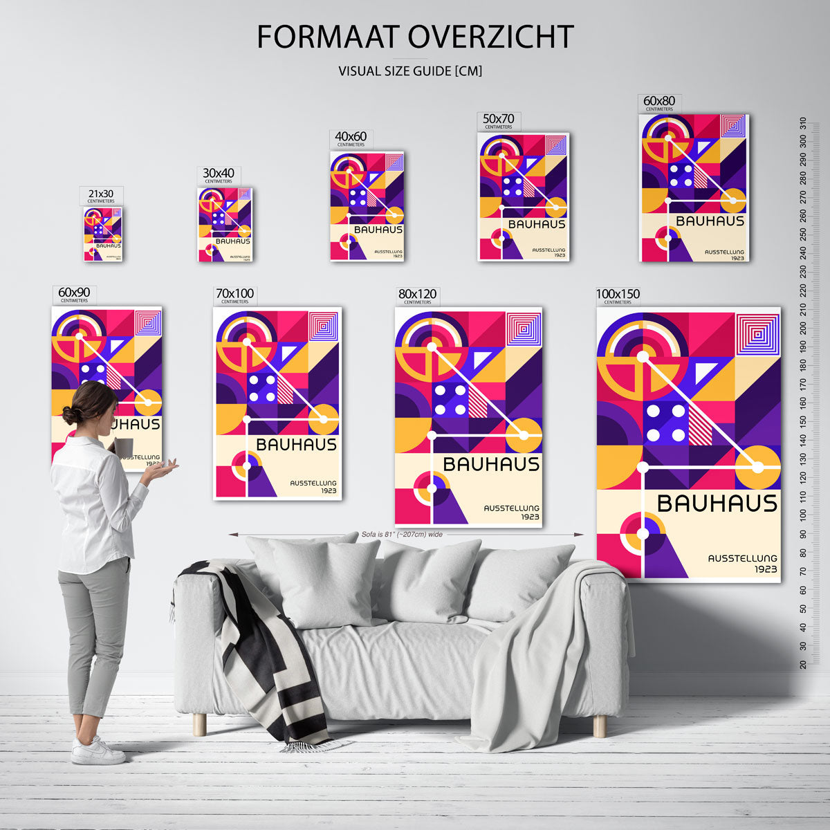 Vorm en kleur Poster