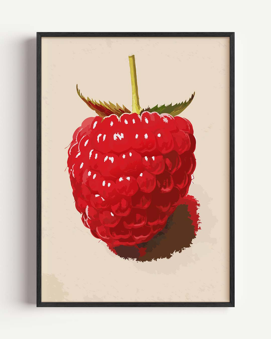 Frisse Frambozenkunst Poster-WallArtistic