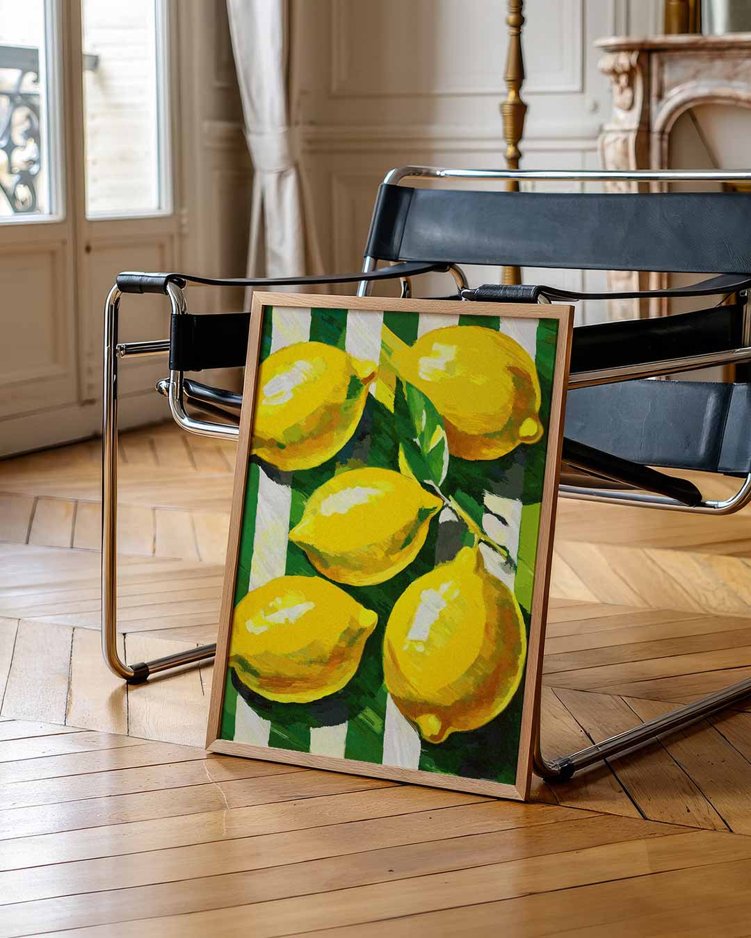Frisse Citroen Sfeer Poster-WallArtistic