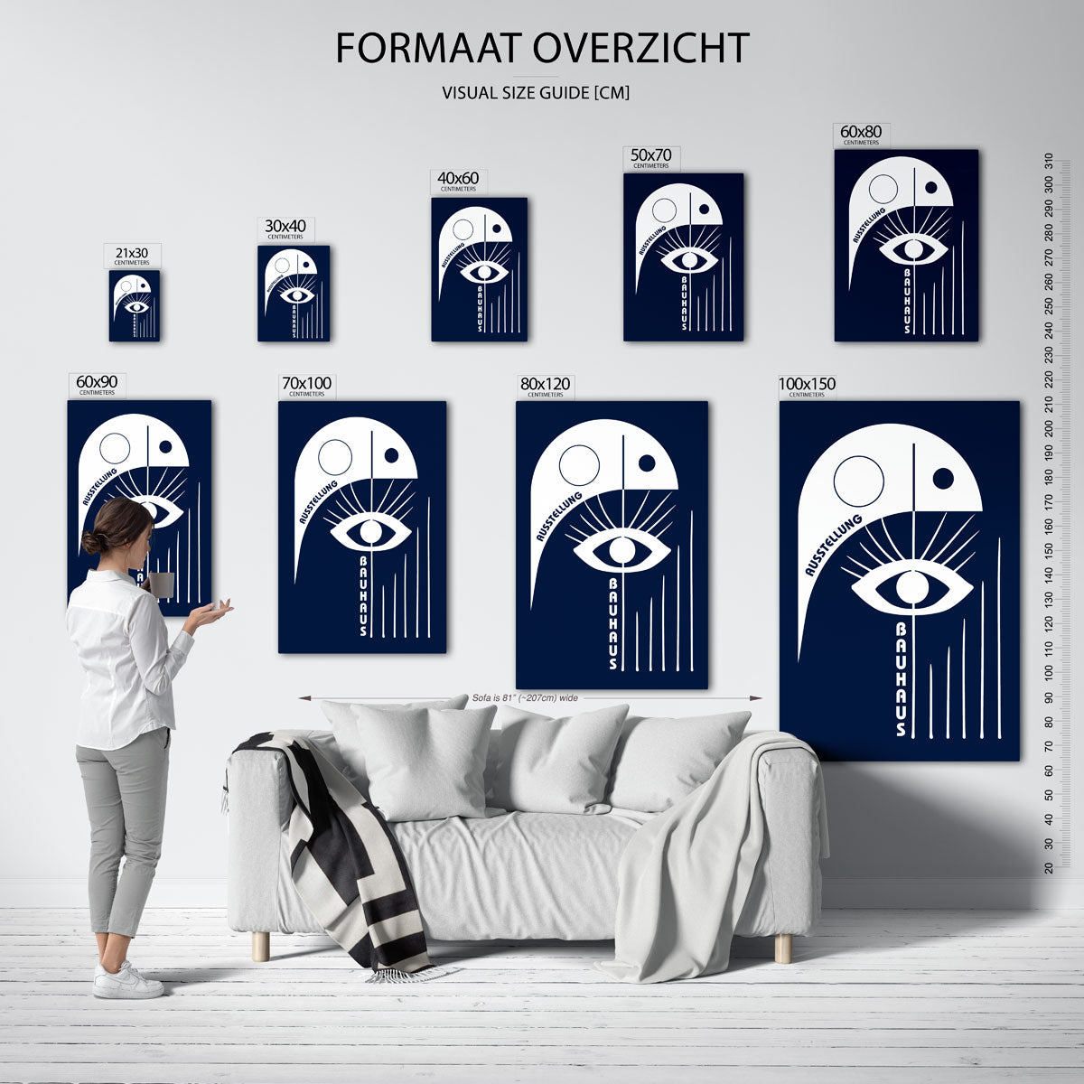 Vormen en lijnen Poster