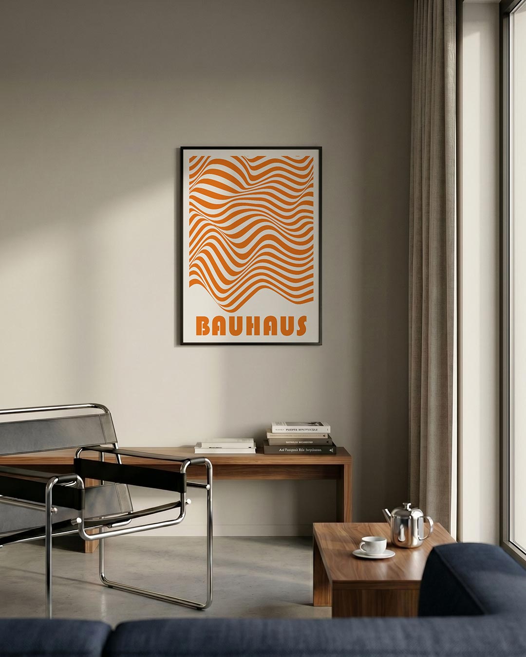 Golvend lijnenspel Poster