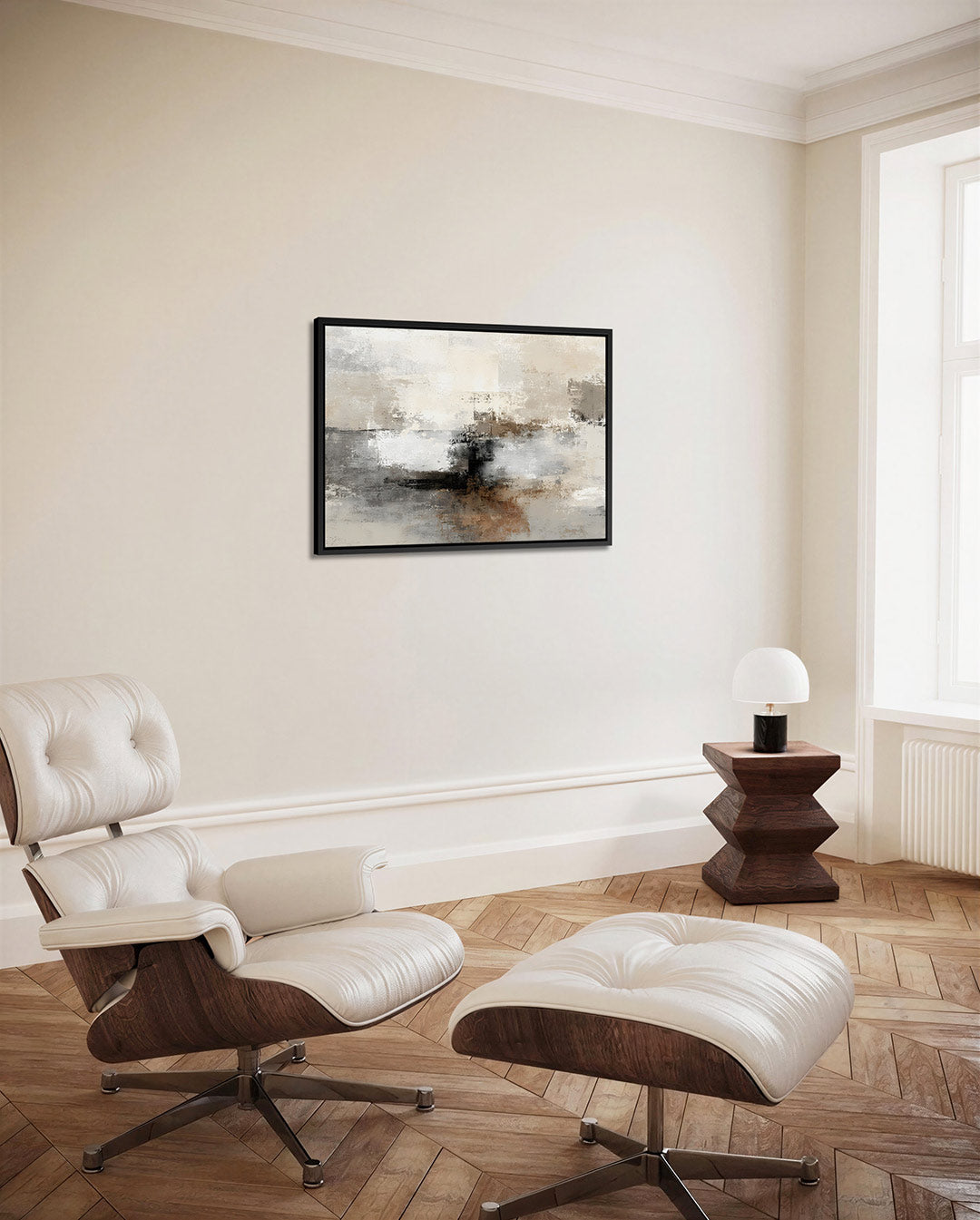 Rustige kleurencompositie Kunstwerk