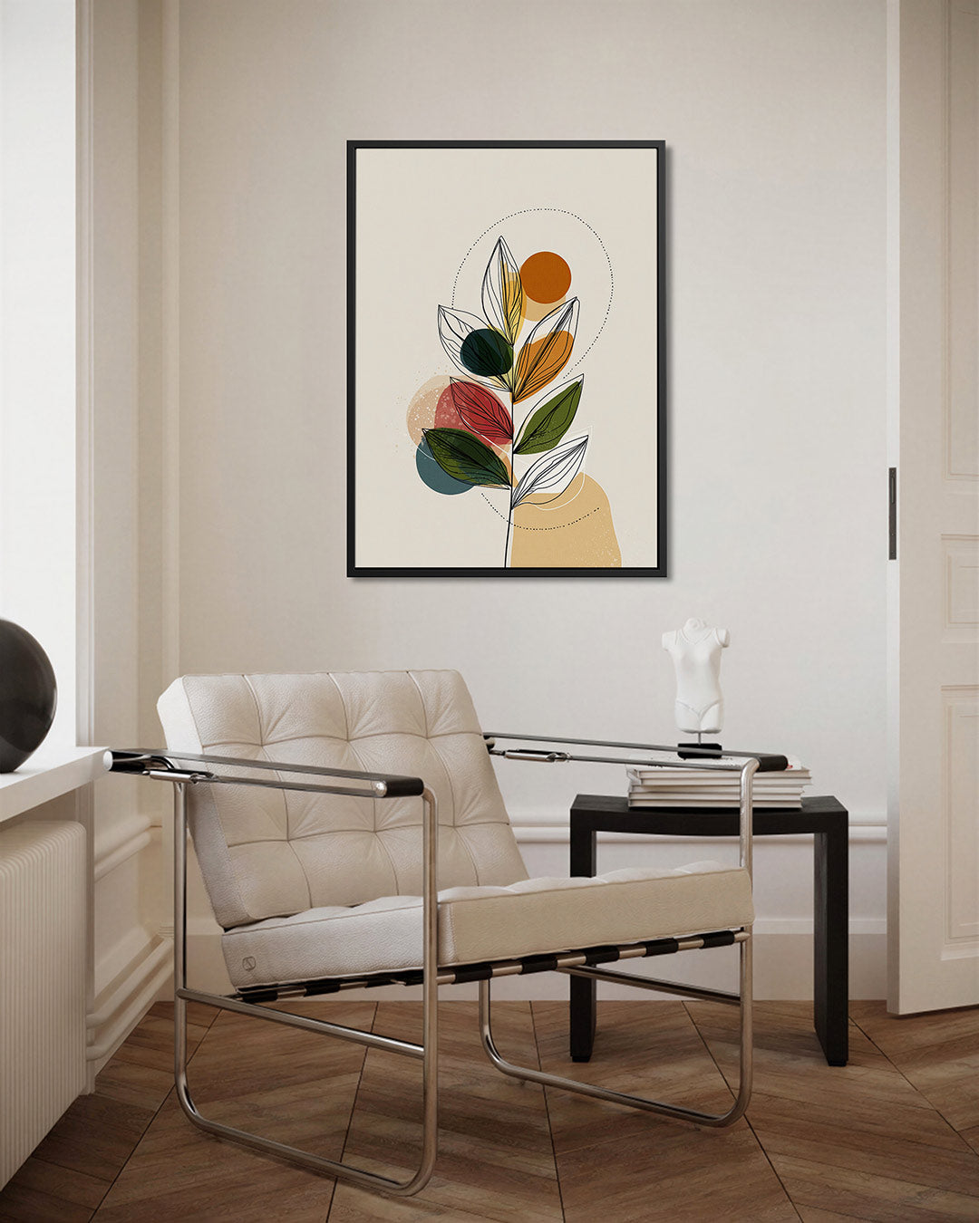 Organische vormen compositie Kunstwerk