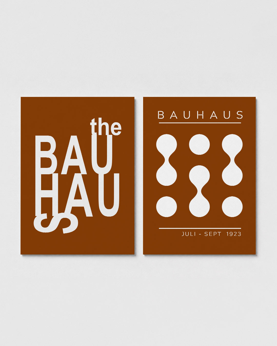 Typografische compositie Postersets