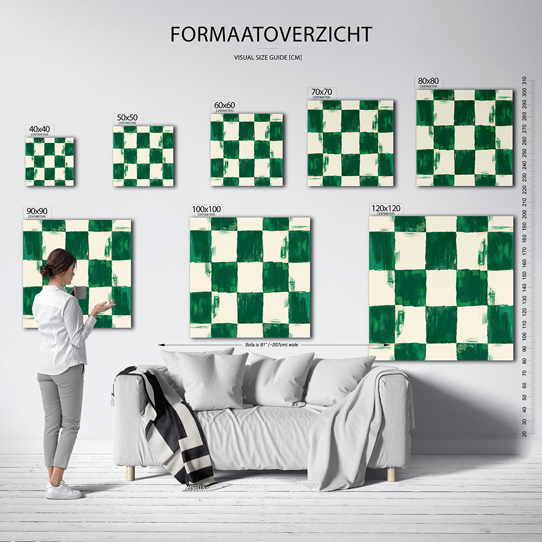 Geometrisch patroon Kunstwerk