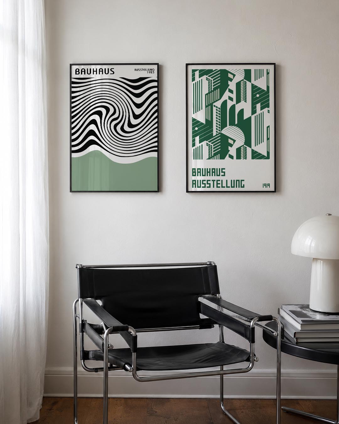 Golvende lijnen Posterset