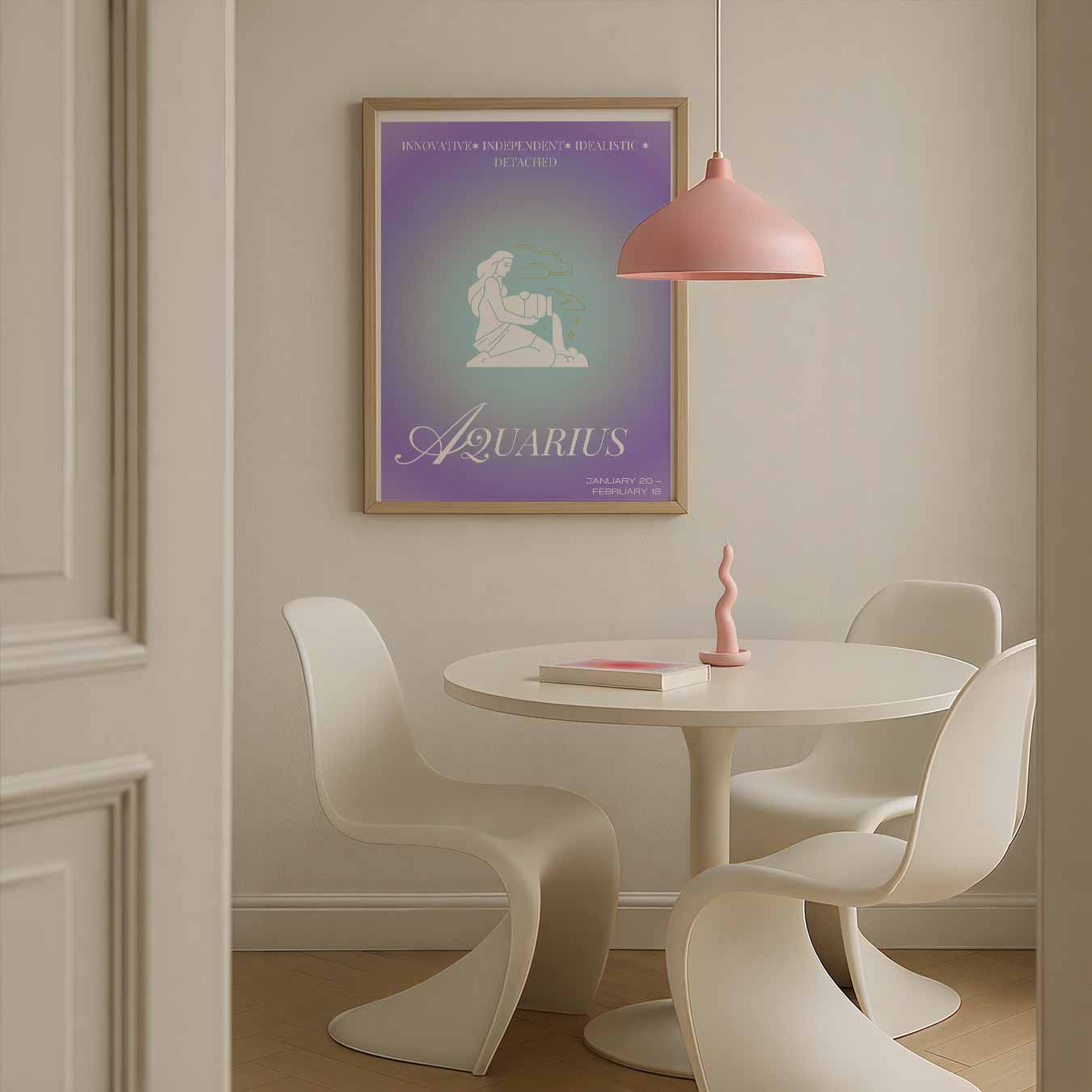 Stijlvolle Waterman Sterrenbeeld Poster-WallArtistic
