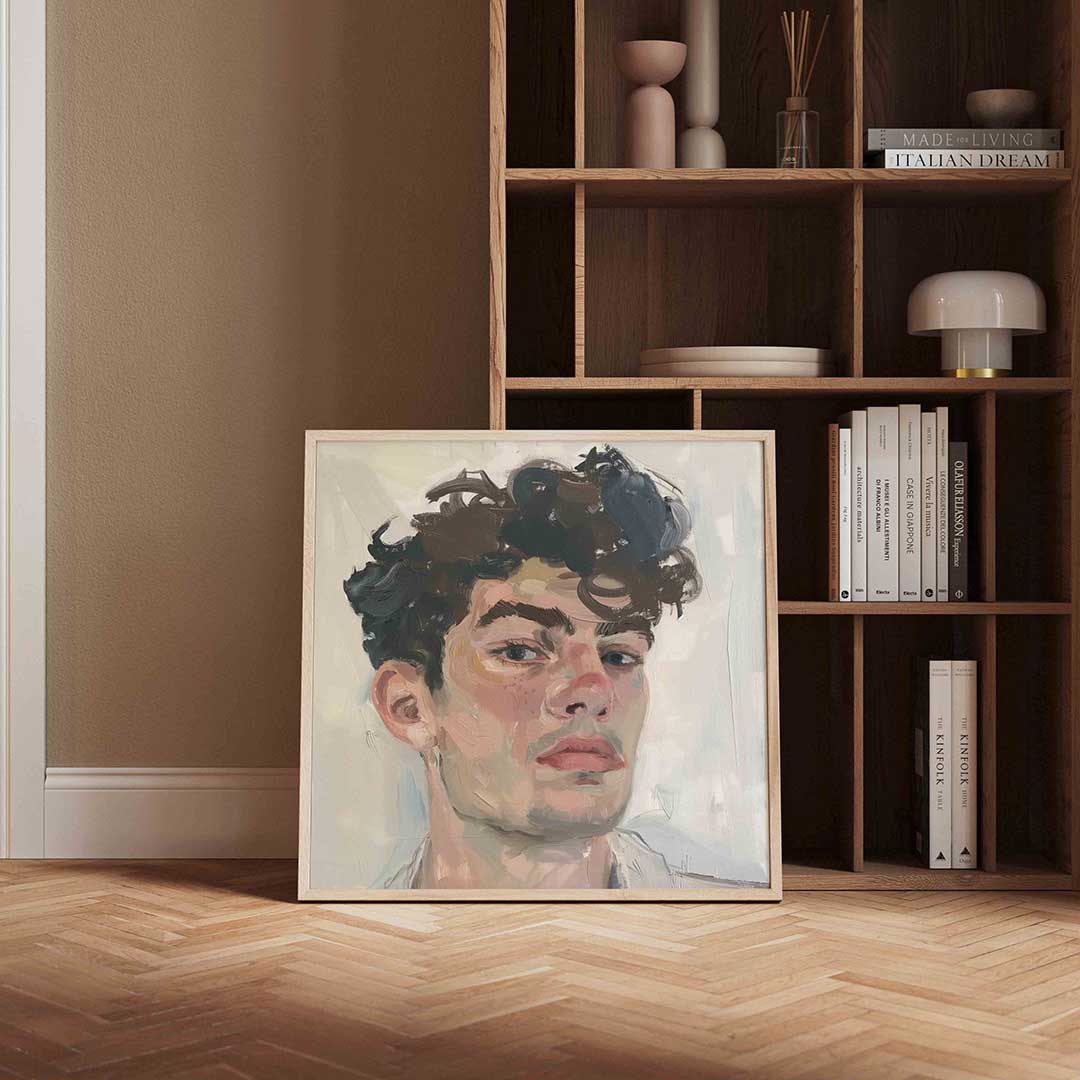 Portret van een man Poster