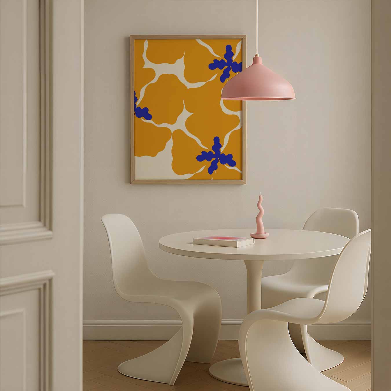 Bloemrijke Fantasie Poster-WallArtistic
