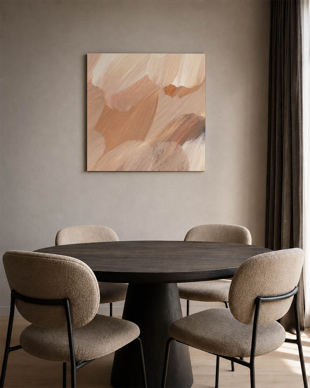 Zachte penseelstreken Kunstwerk