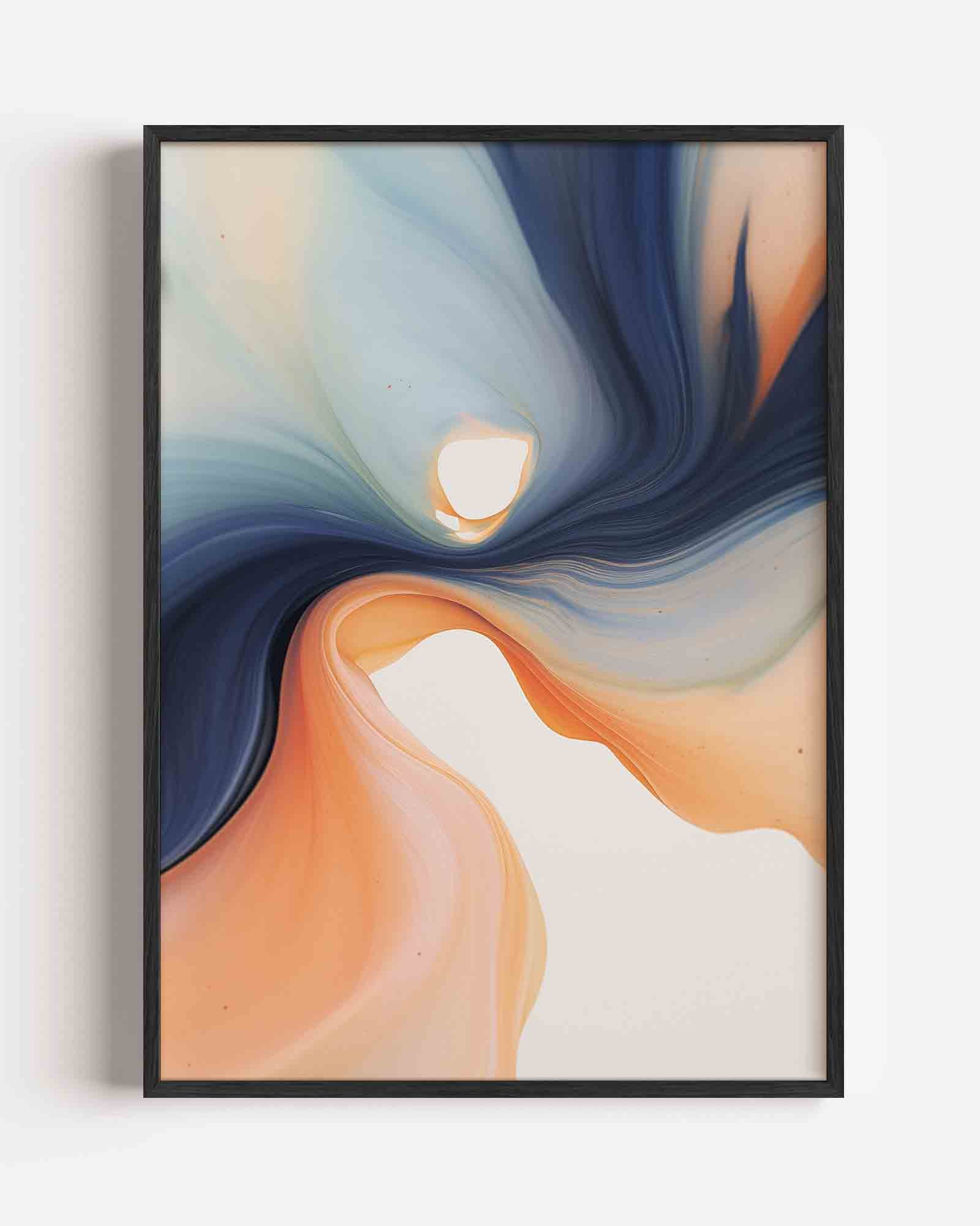 Vloeiende kleuren Poster