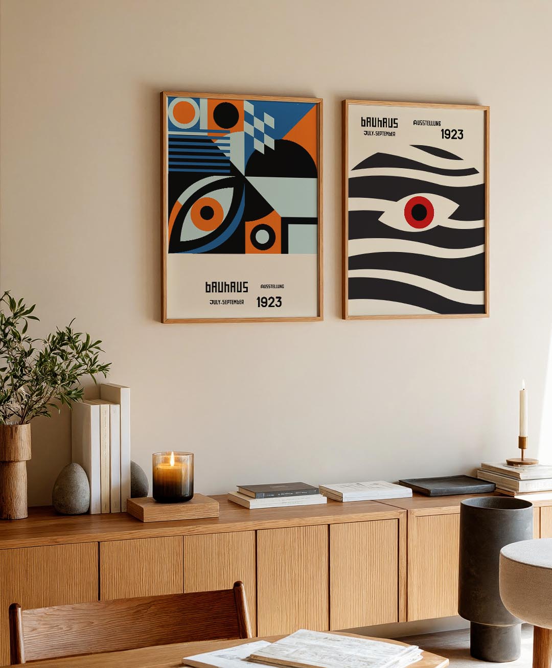 Vormen en kleurvlakken Posterset