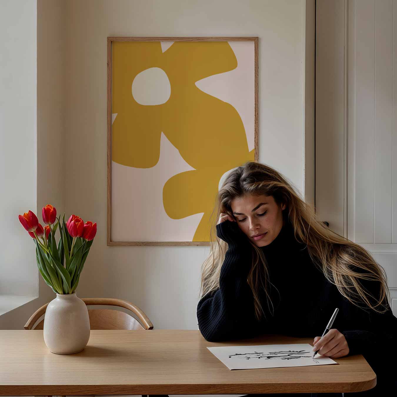 Bloemengeur Poster-WallArtistic