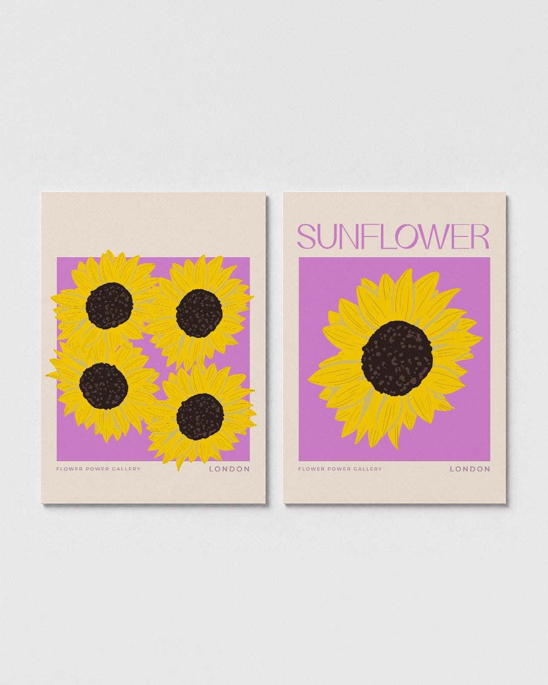 Zonnebloem vreugde Posterset