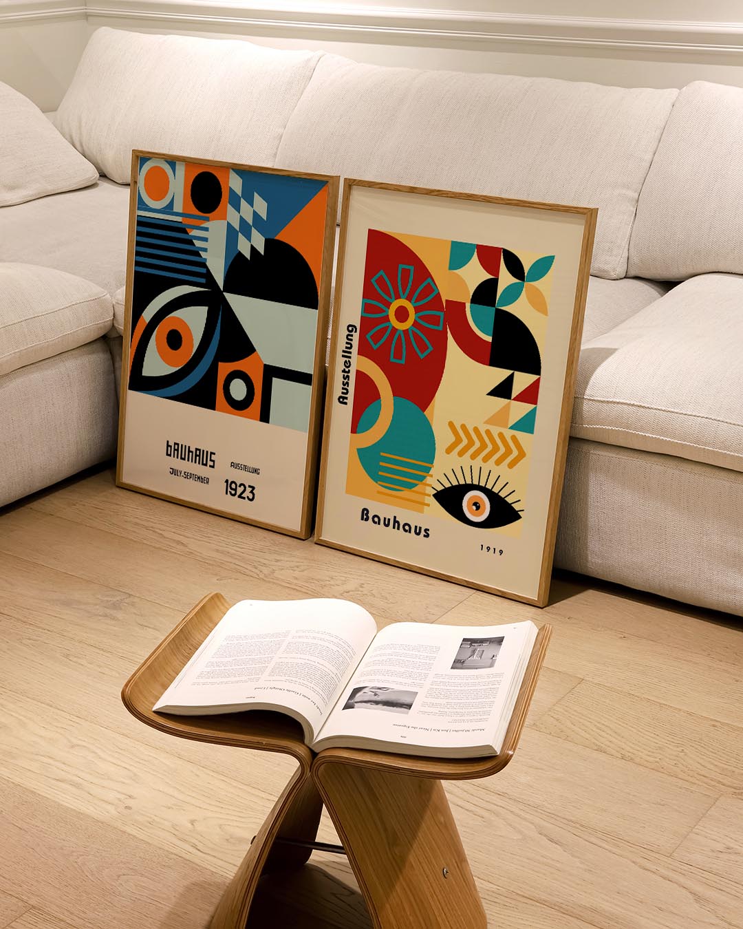 Vormen en kleurvlakken Posterset