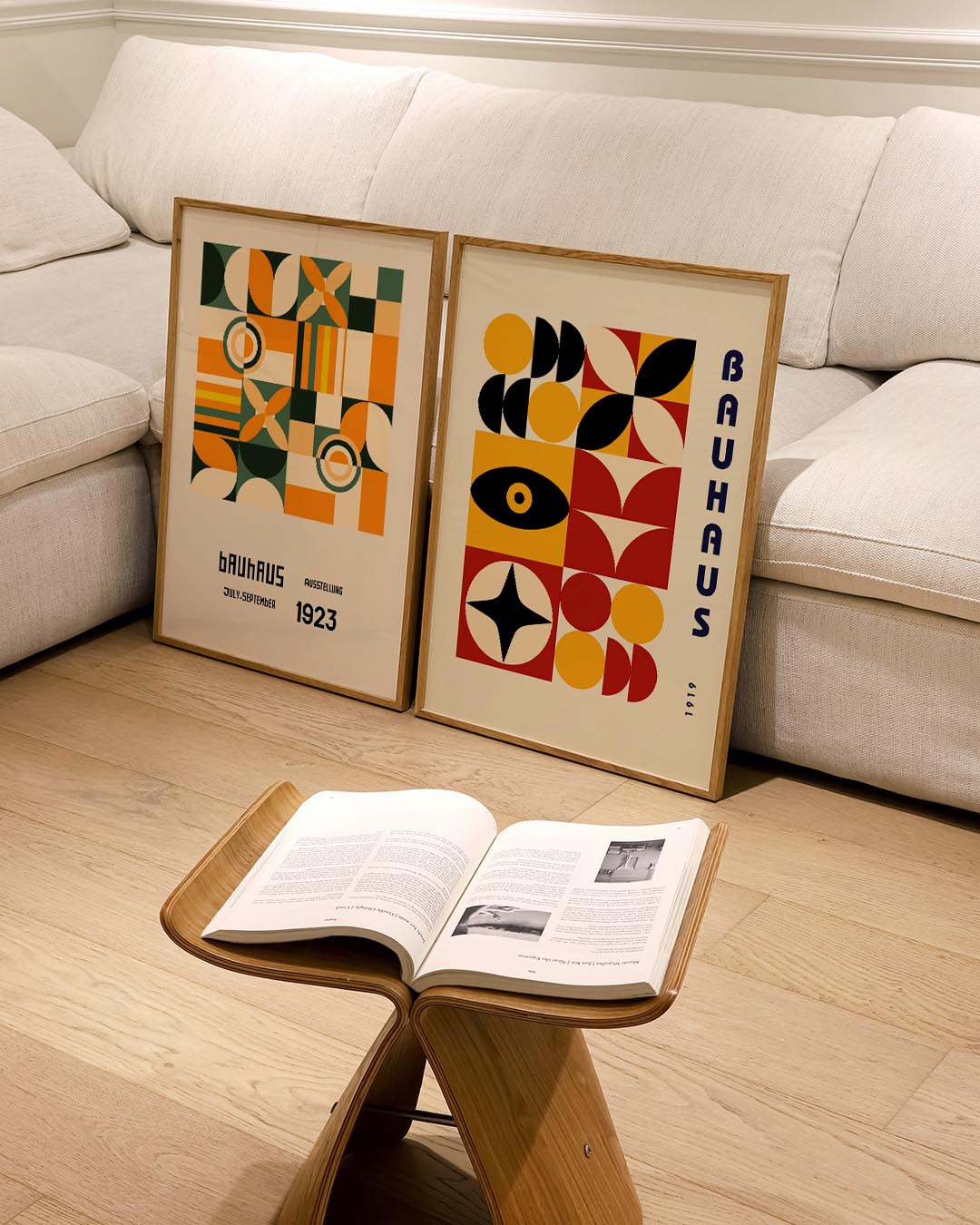Vormen en kleurvlakken Posterset