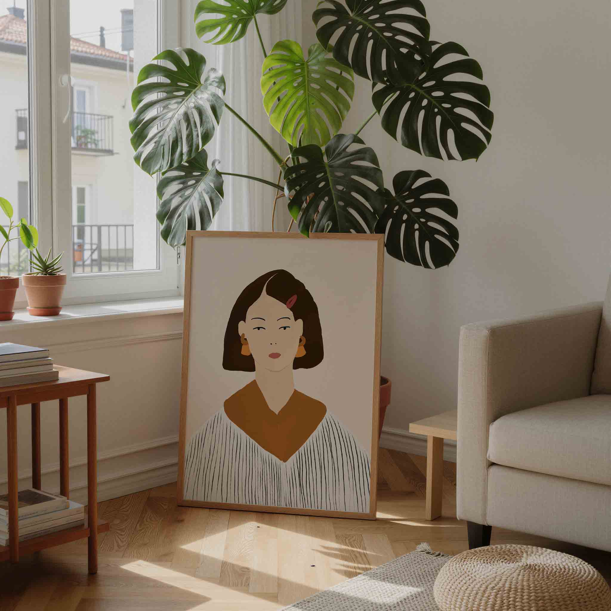 Vrouwelijk portret Poster
