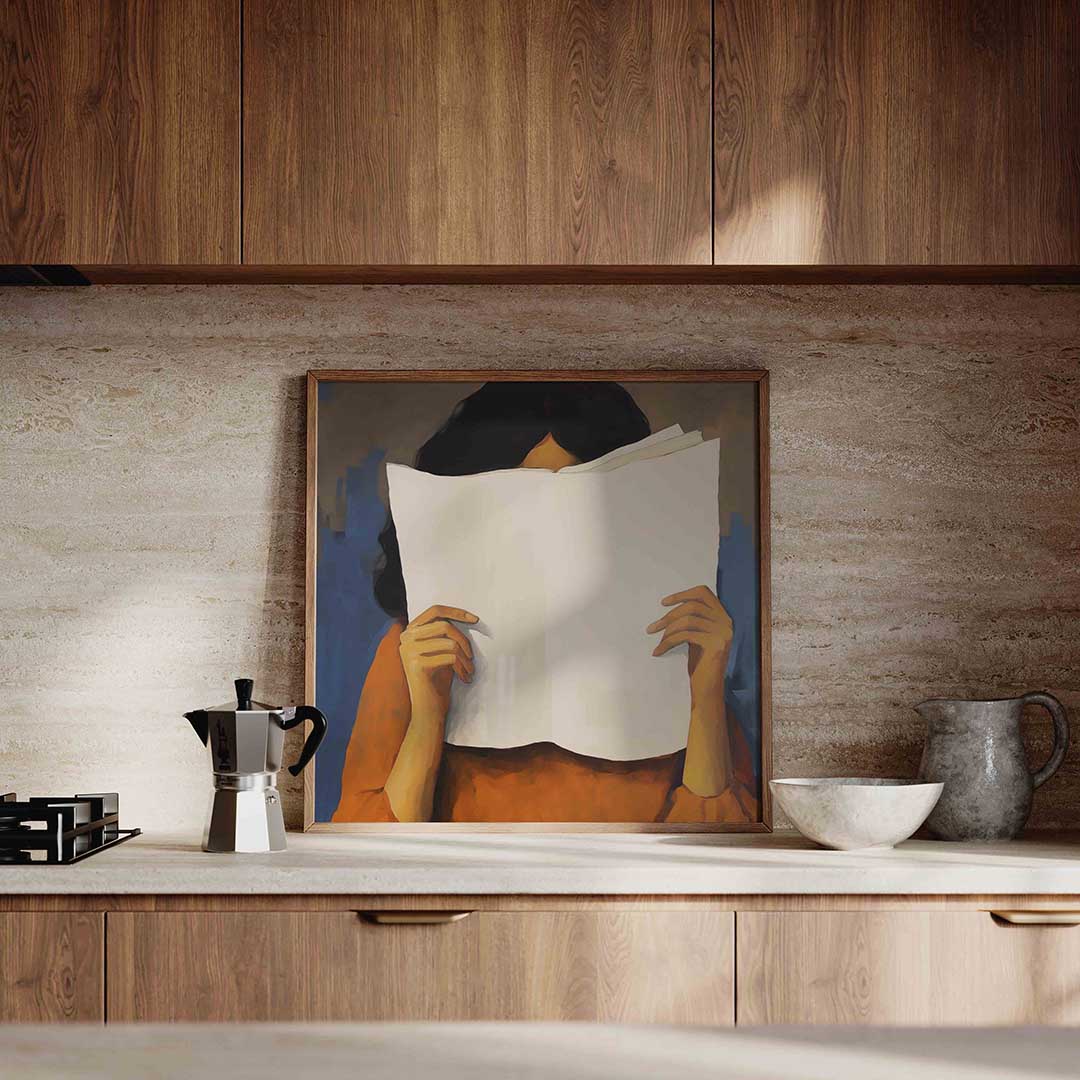Lezende persoon Poster