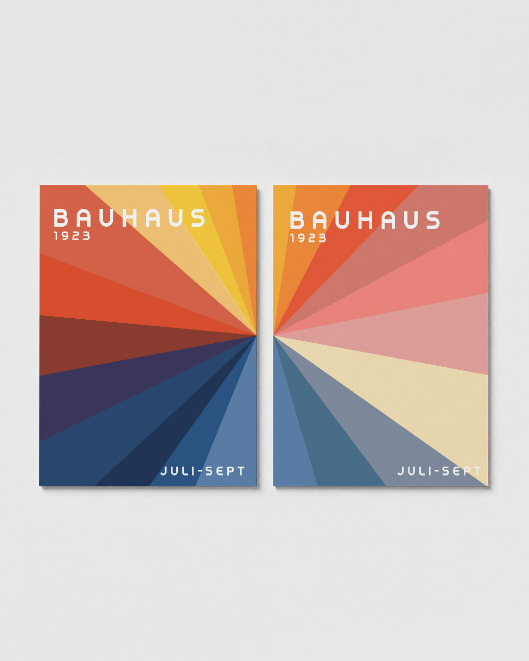 Stralende kleurstralen Posterset