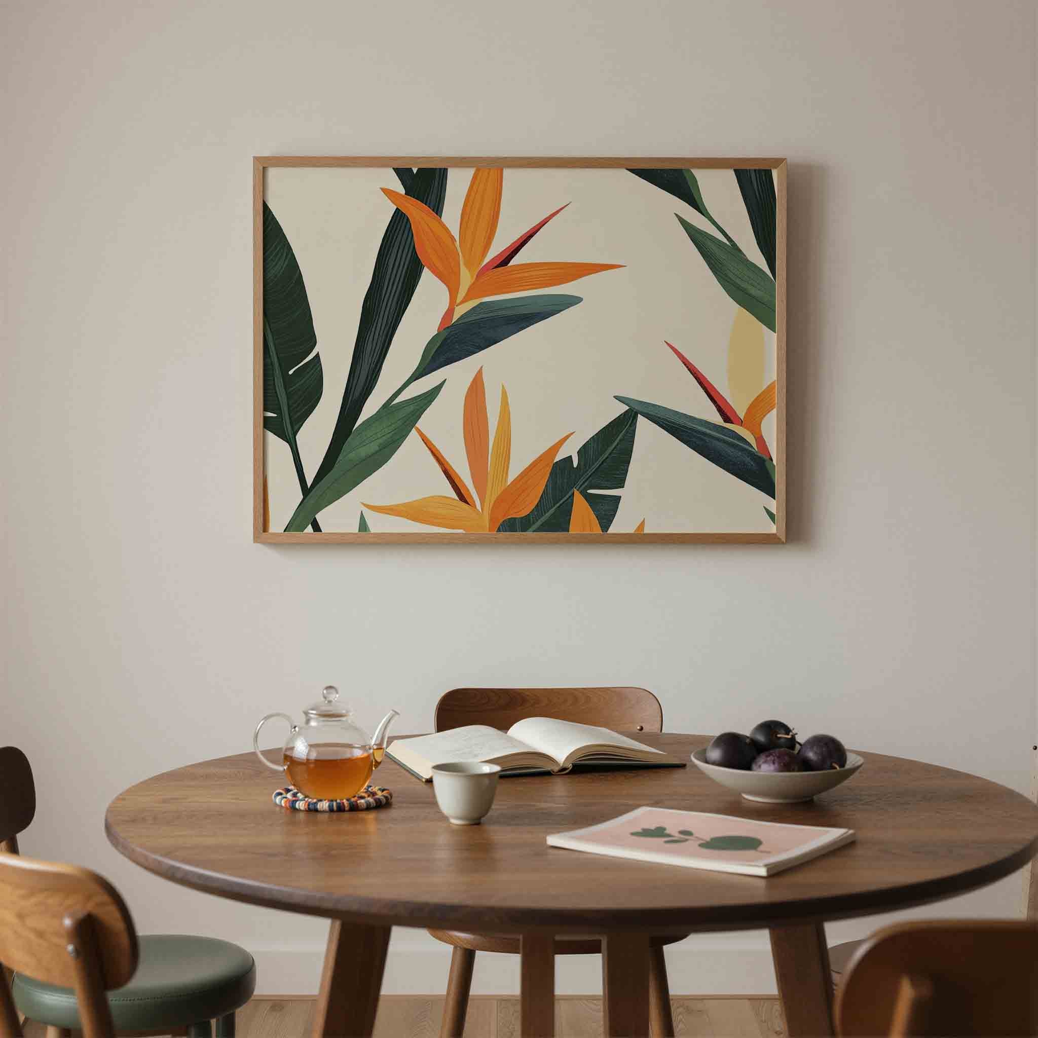 Tropische bloemen Poster