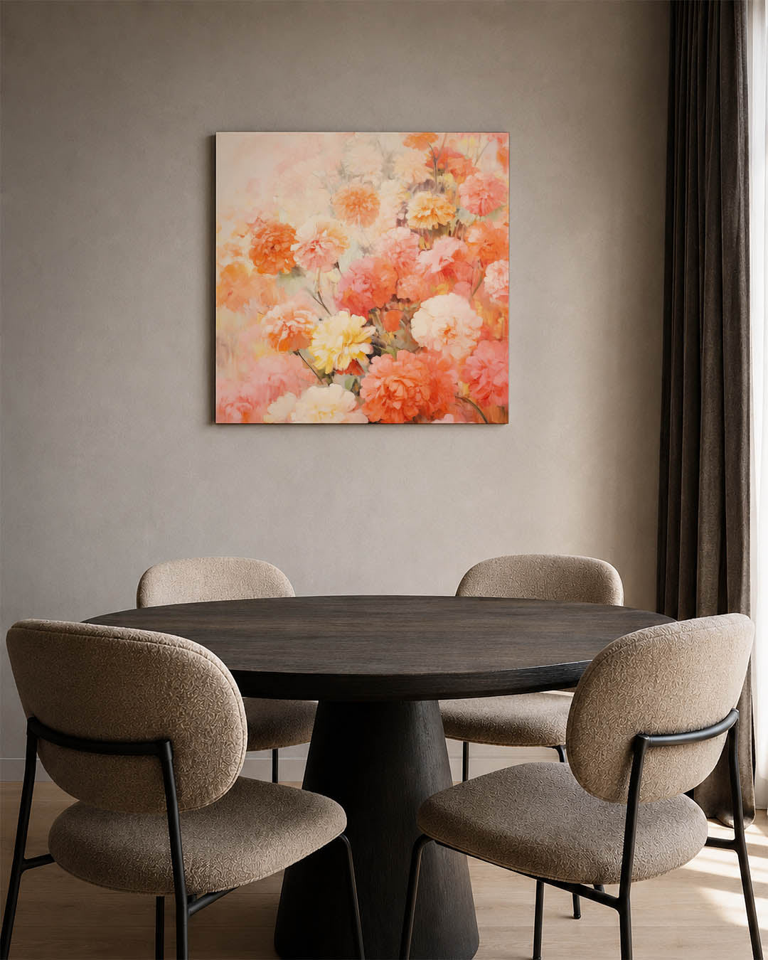 Bloemenexplosie Kunstwerk