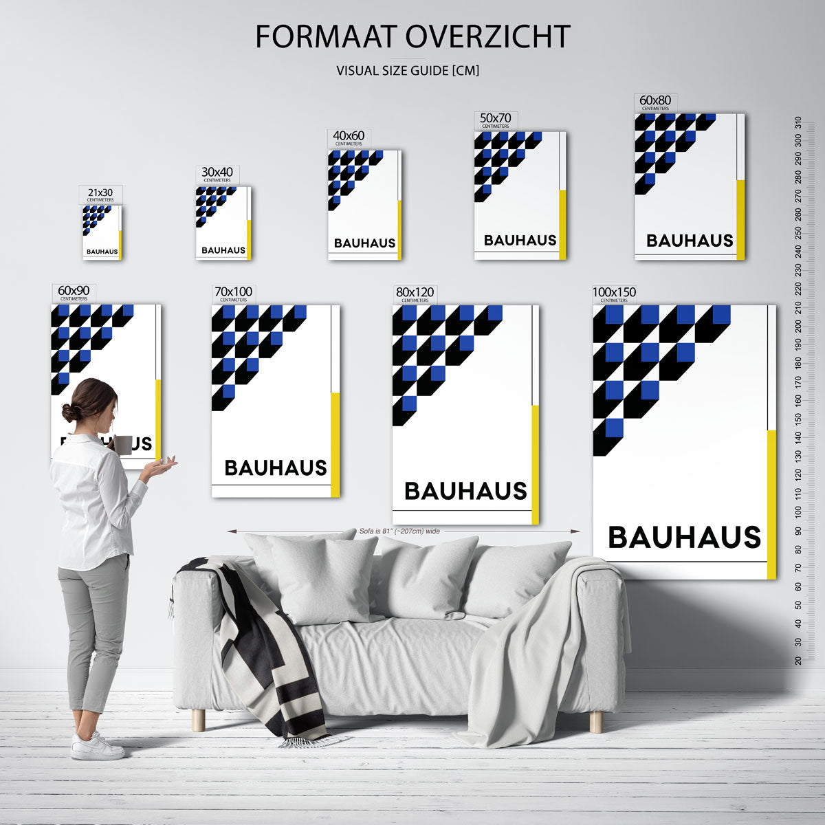 Vorm en kleur Poster