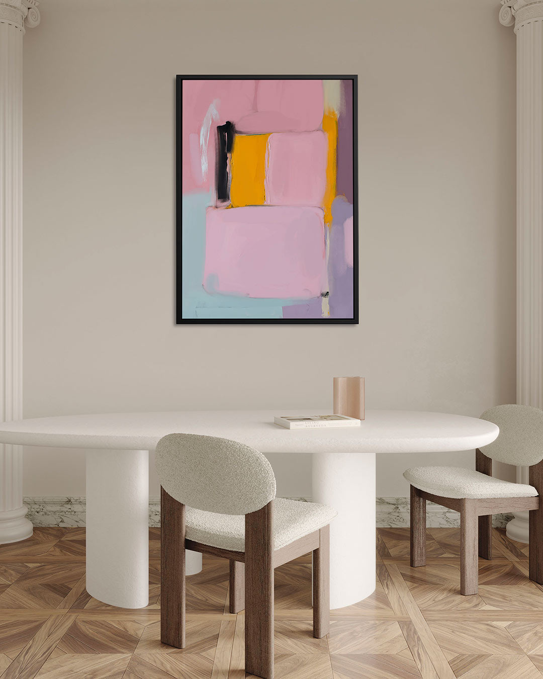 Kleurrijke vlakken Kunstwerk