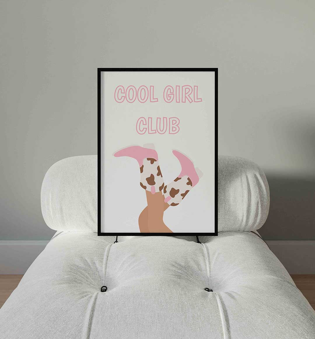 Cool girl club Poster