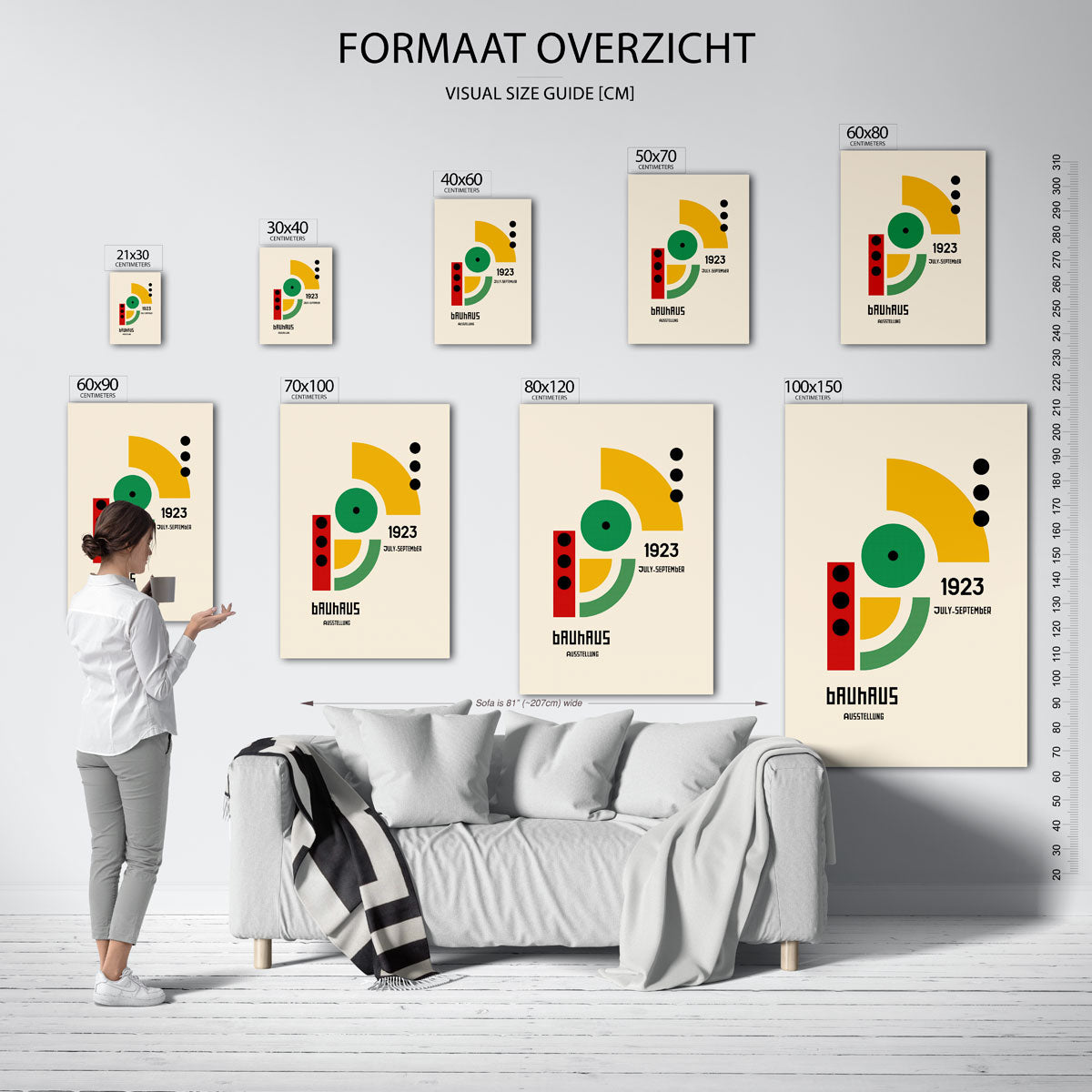 Vorm en kleur Poster