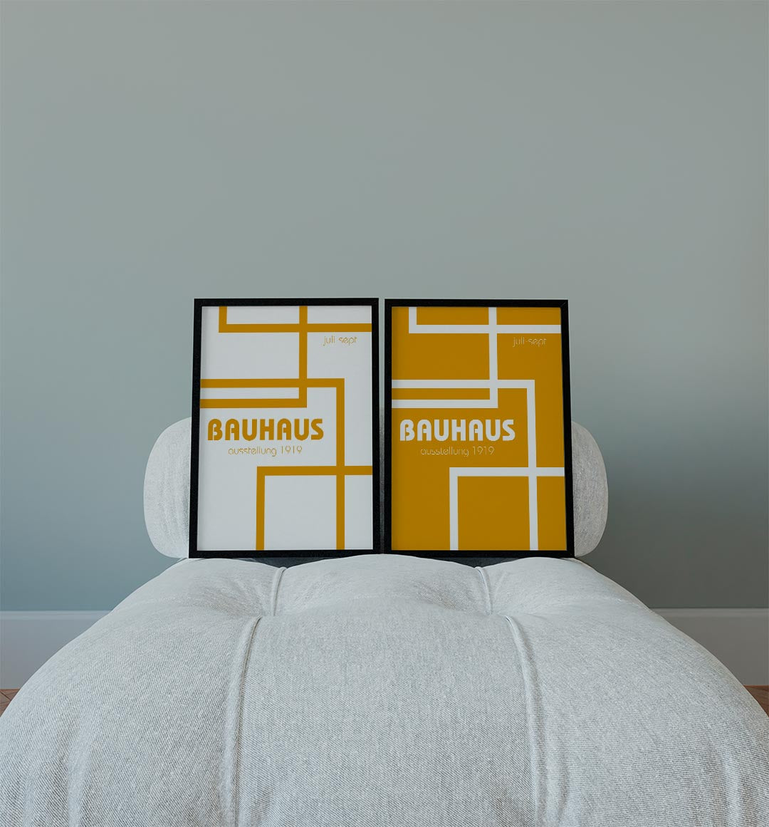 Lijnen en kleurvlakken Posterset